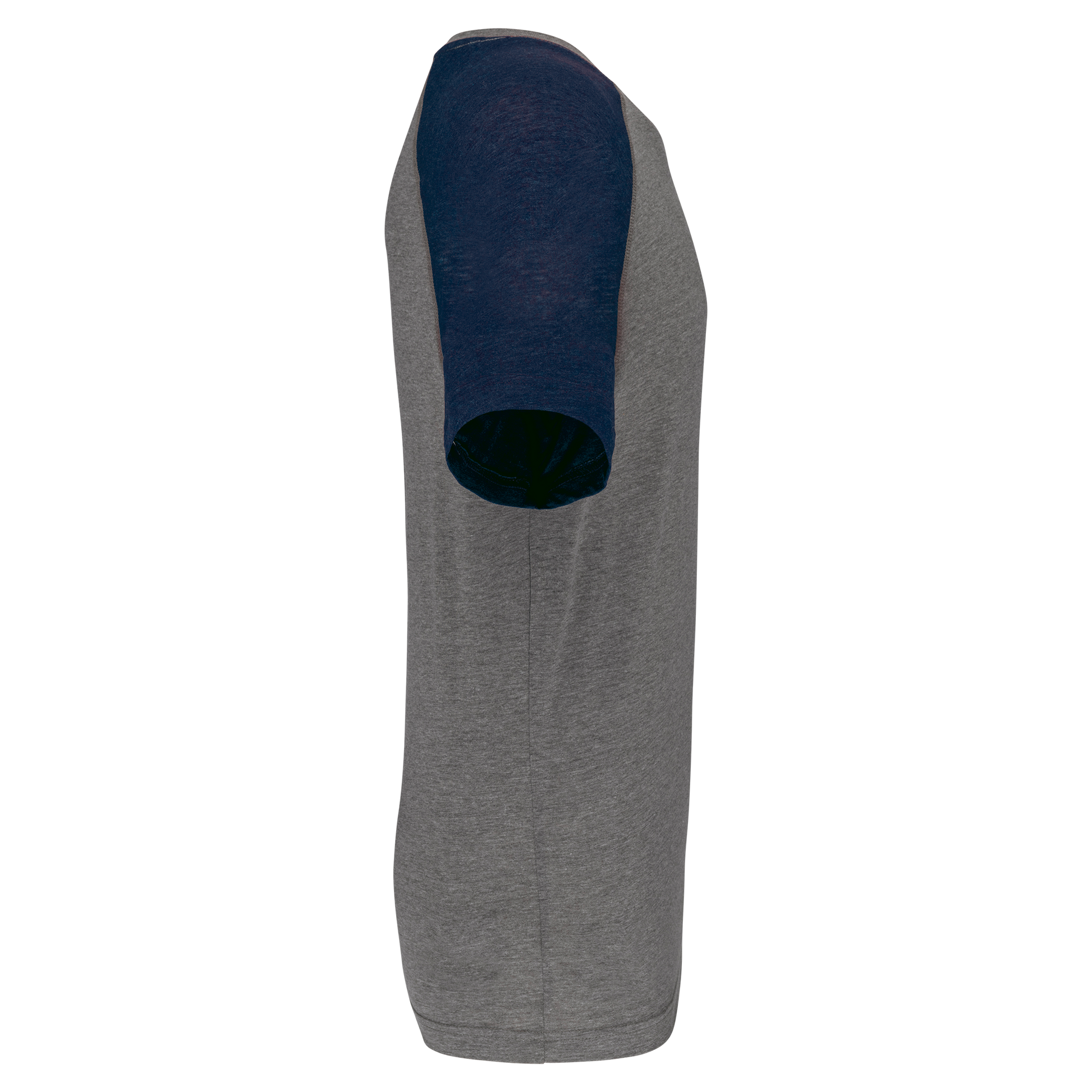 GDTXPA4010 Grey Heather / Sporty Navy Heather SIDE