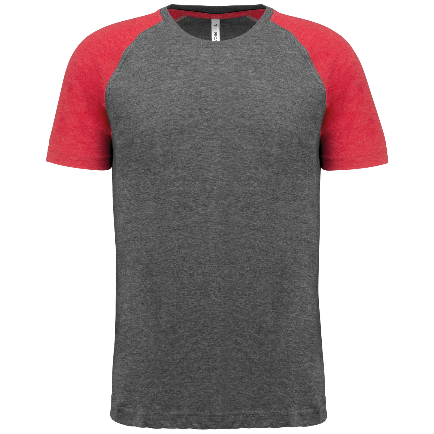 GDTXPA4010 Grey Heather / Sporty Red Heather FACE