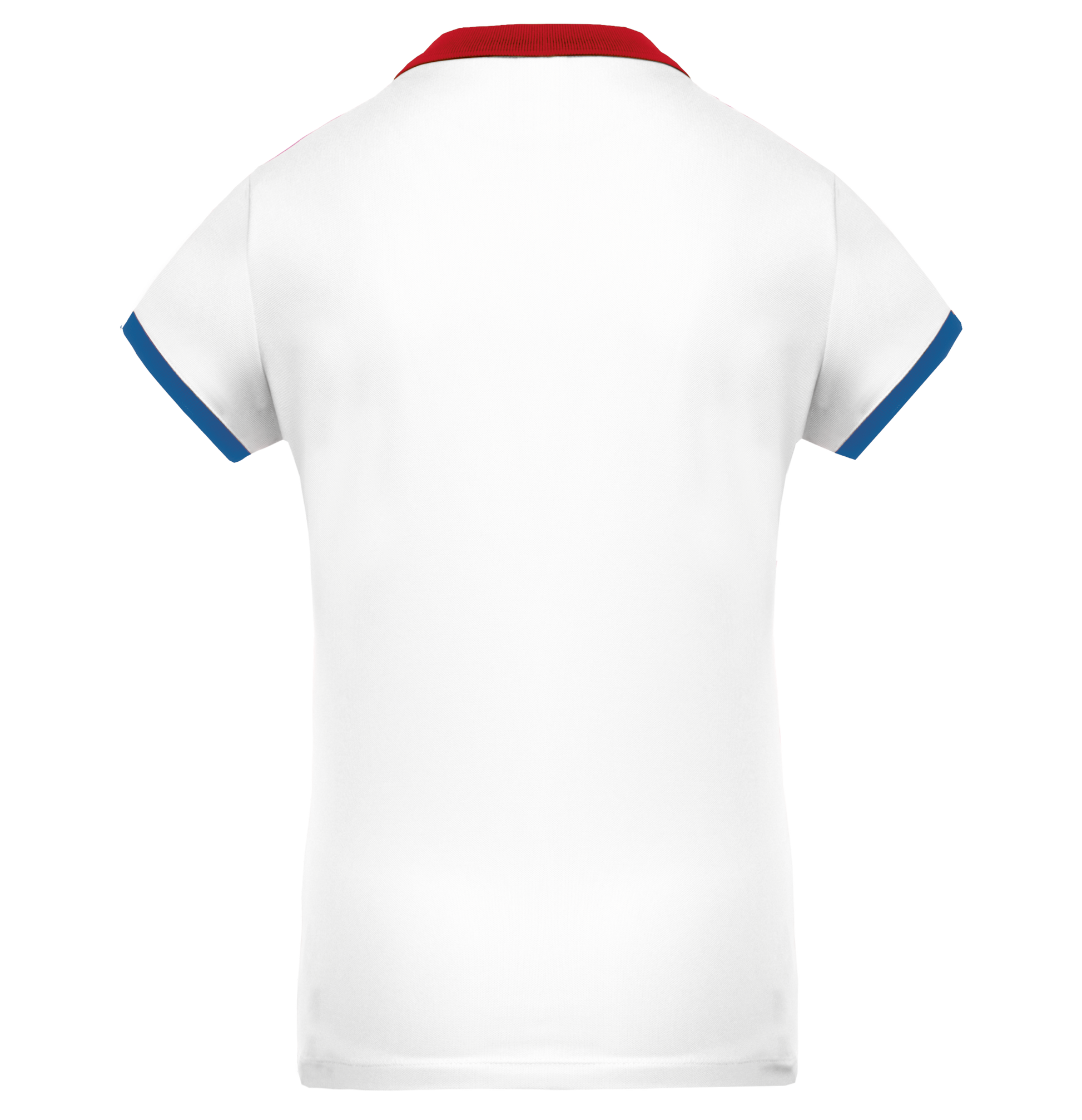 GDTXPA490 White / Red / Sporty Royal Blue BACK