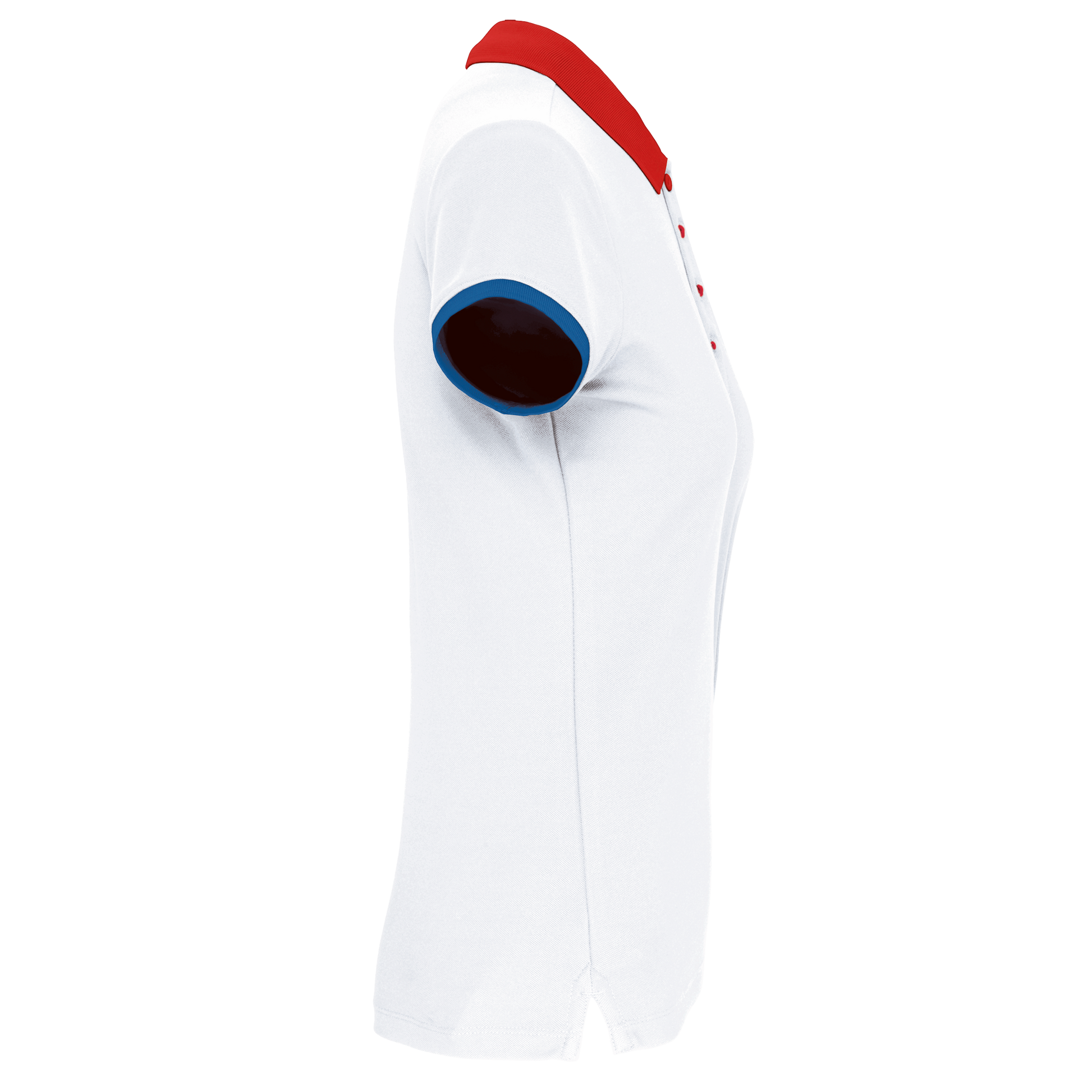 GDTXPA490 White / Red / Sporty Royal Blue SIDE