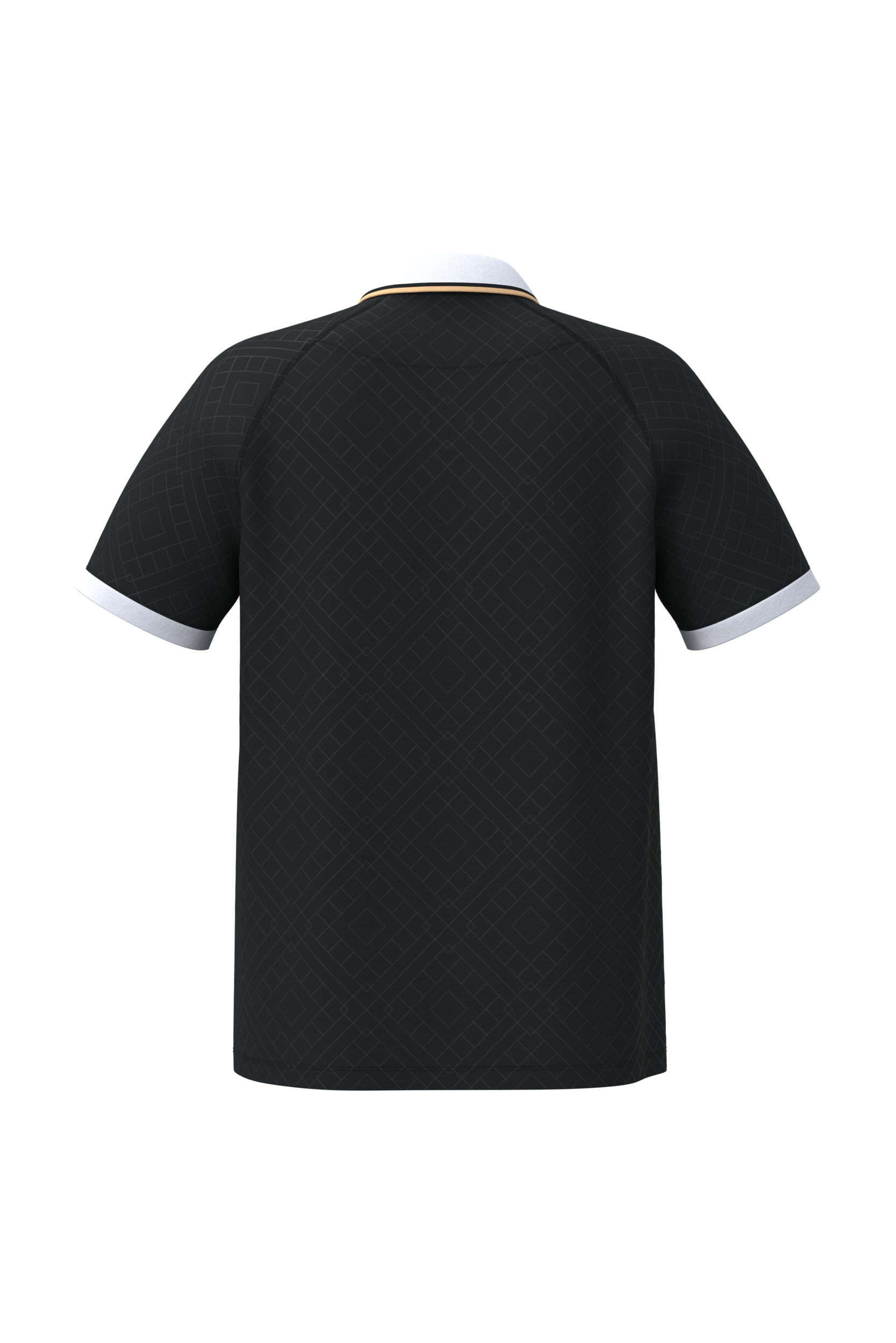 GDTXPA497 Black / White / Gold BACK