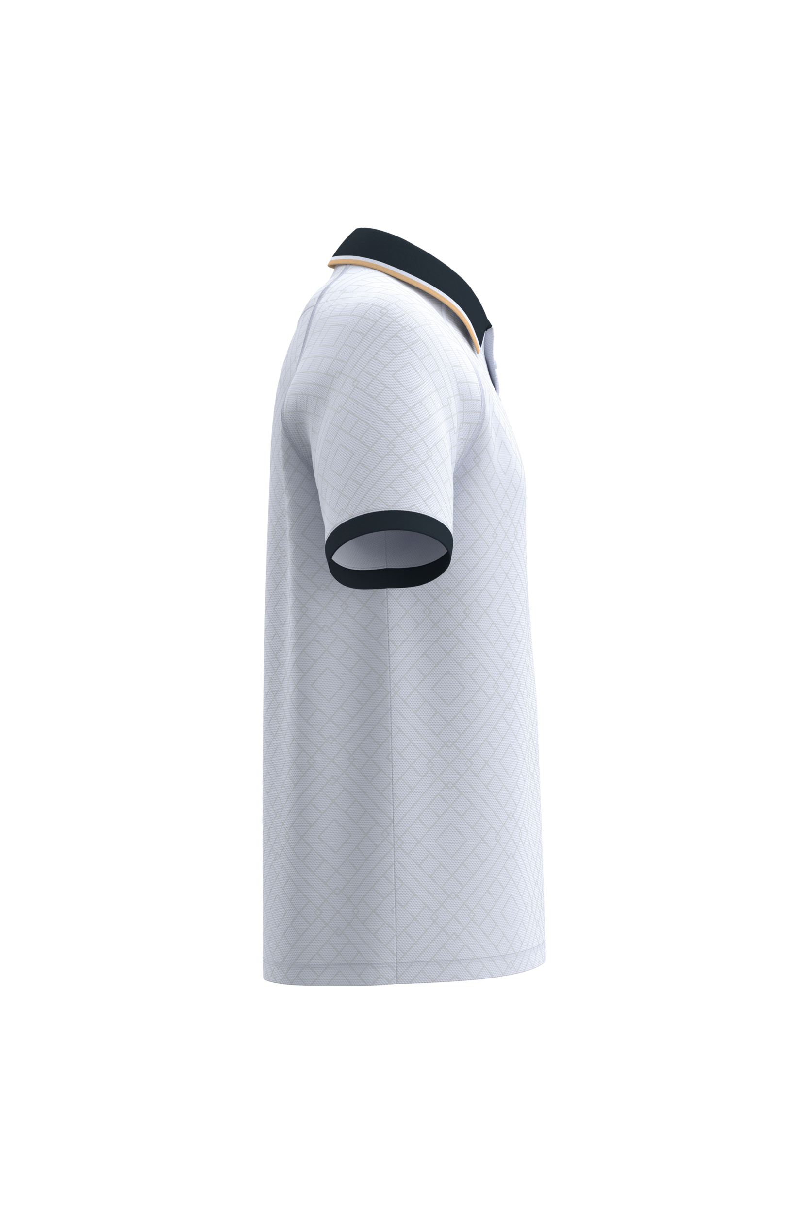 GDTXPA497 White / Navy / Gold SIDE