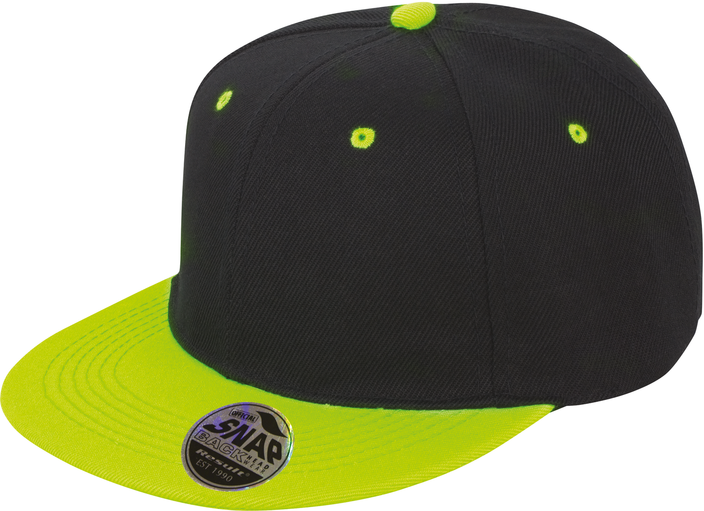 GDTXRC082X Black / Lime FACE SIDE