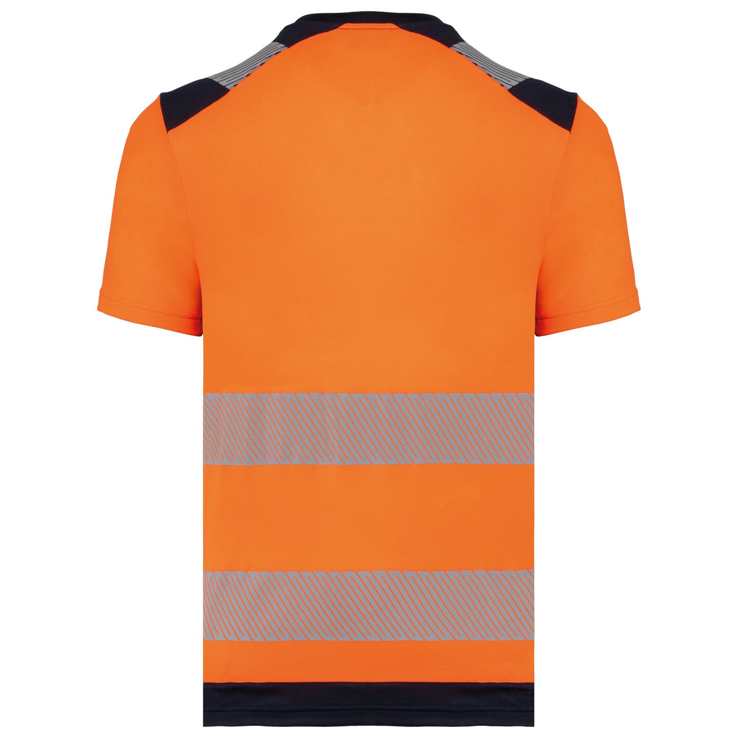 GDTXWK360 Hi Viz Orange / Navy BACK