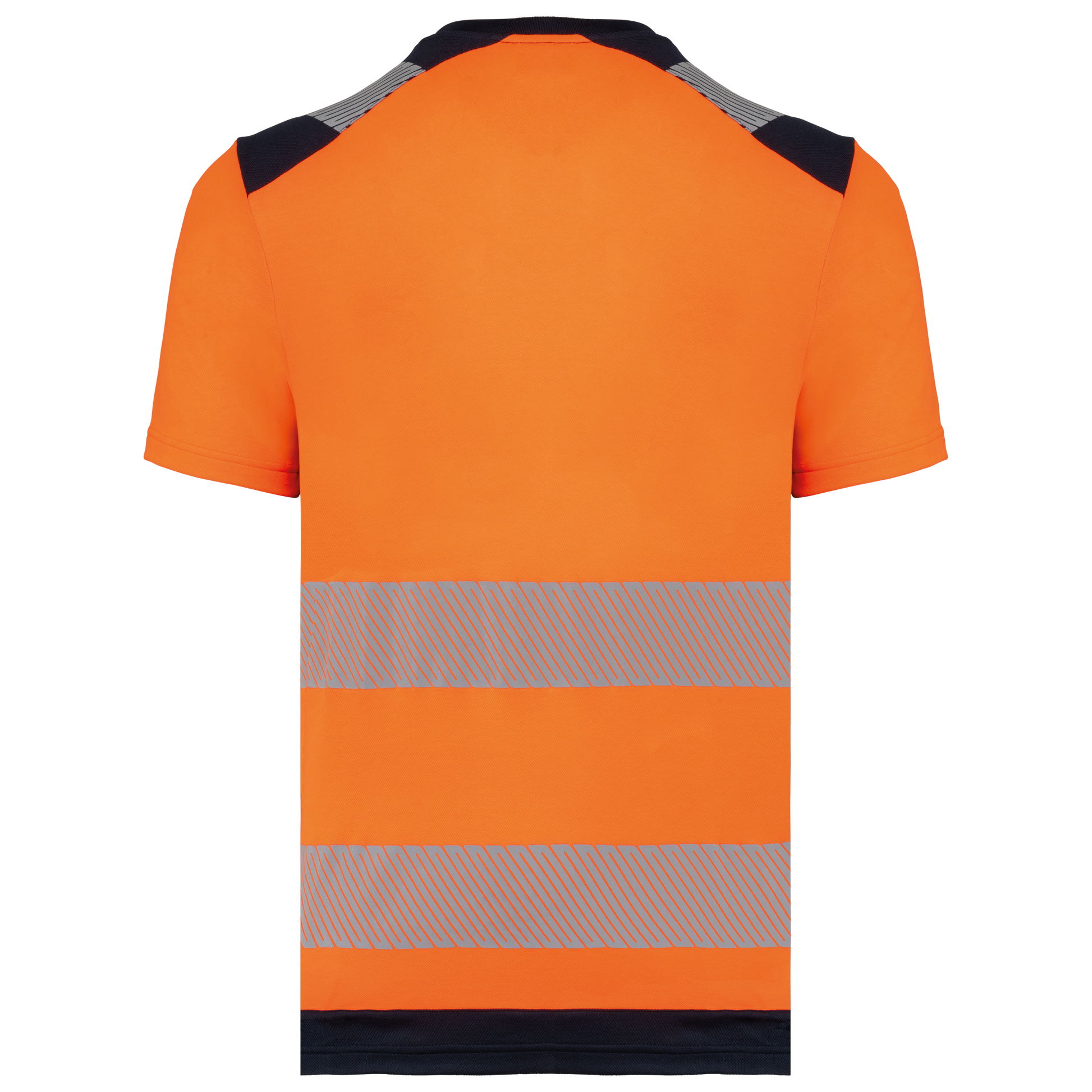 GDTXWK360 Hi Viz Orange / Navy BACK