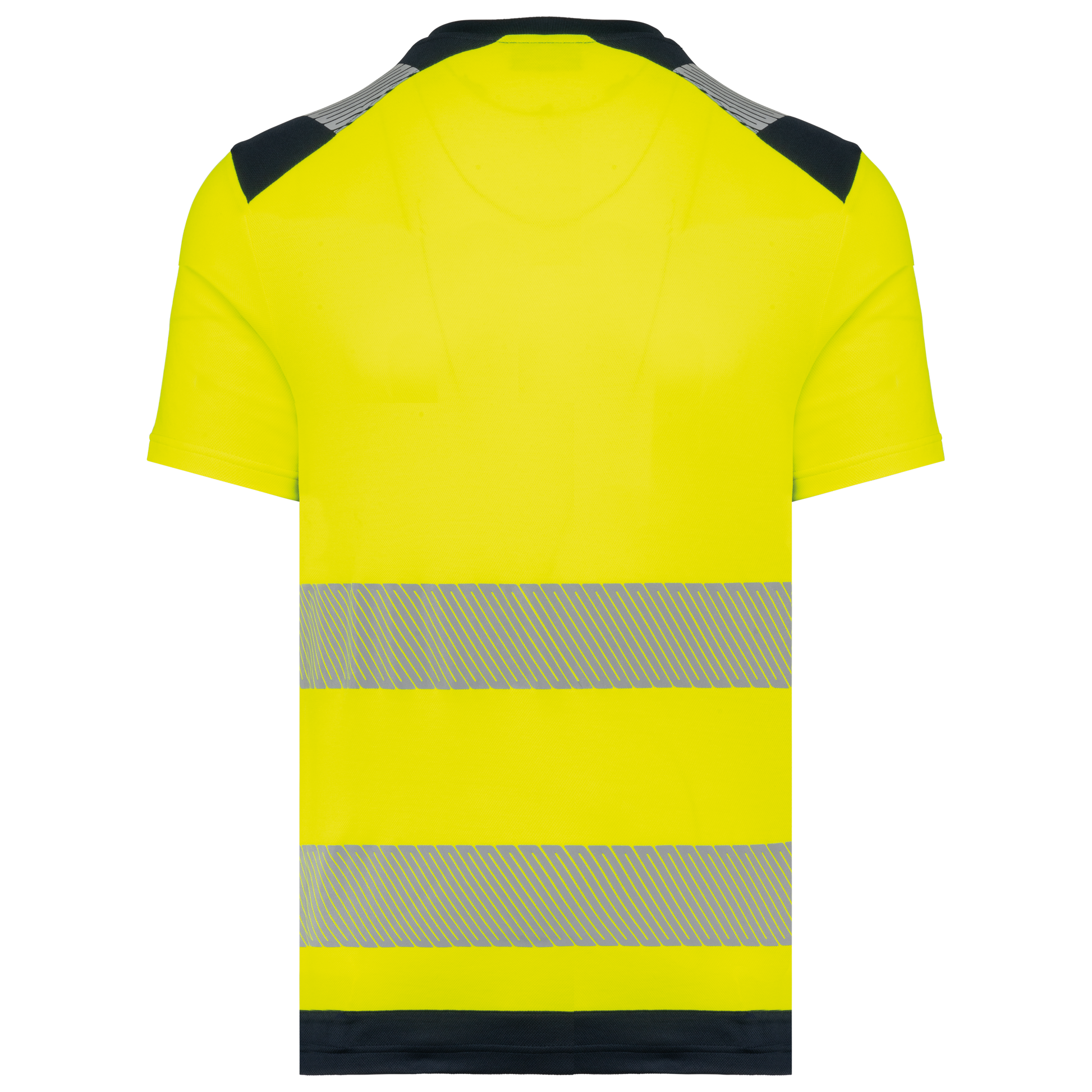 GDTXWK360 Hi Viz Yellow / Navy BACK