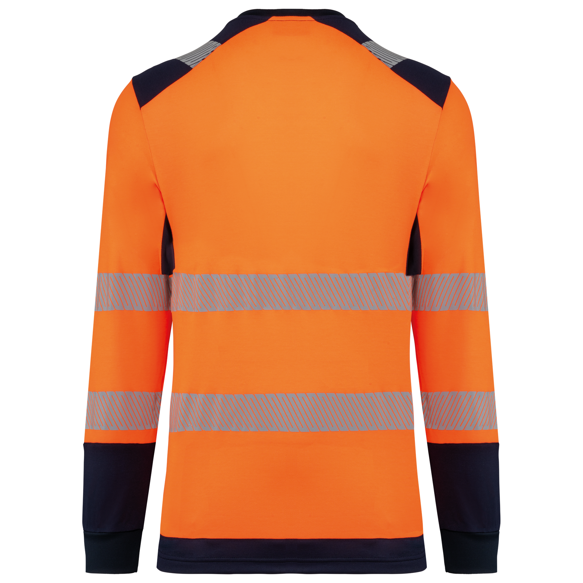 GDTXWK361 Hi Viz Orange / Navy BACK