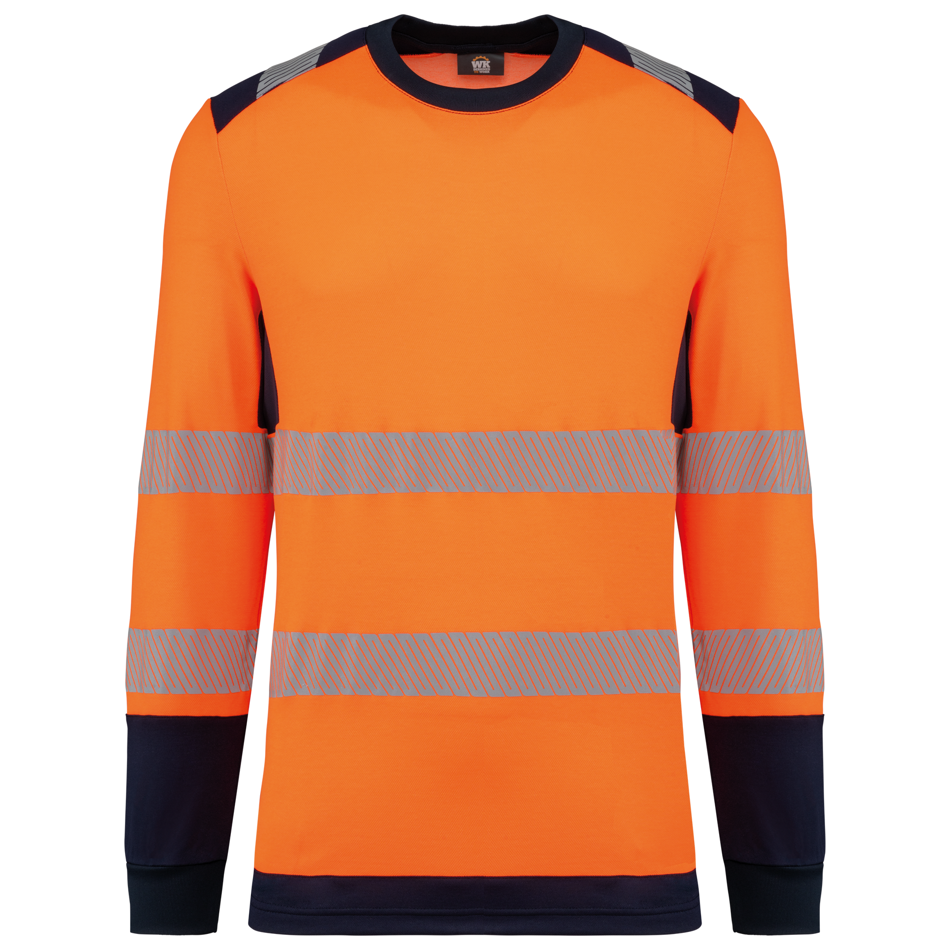 GDTXWK361 Hi Viz Orange / Navy FACE