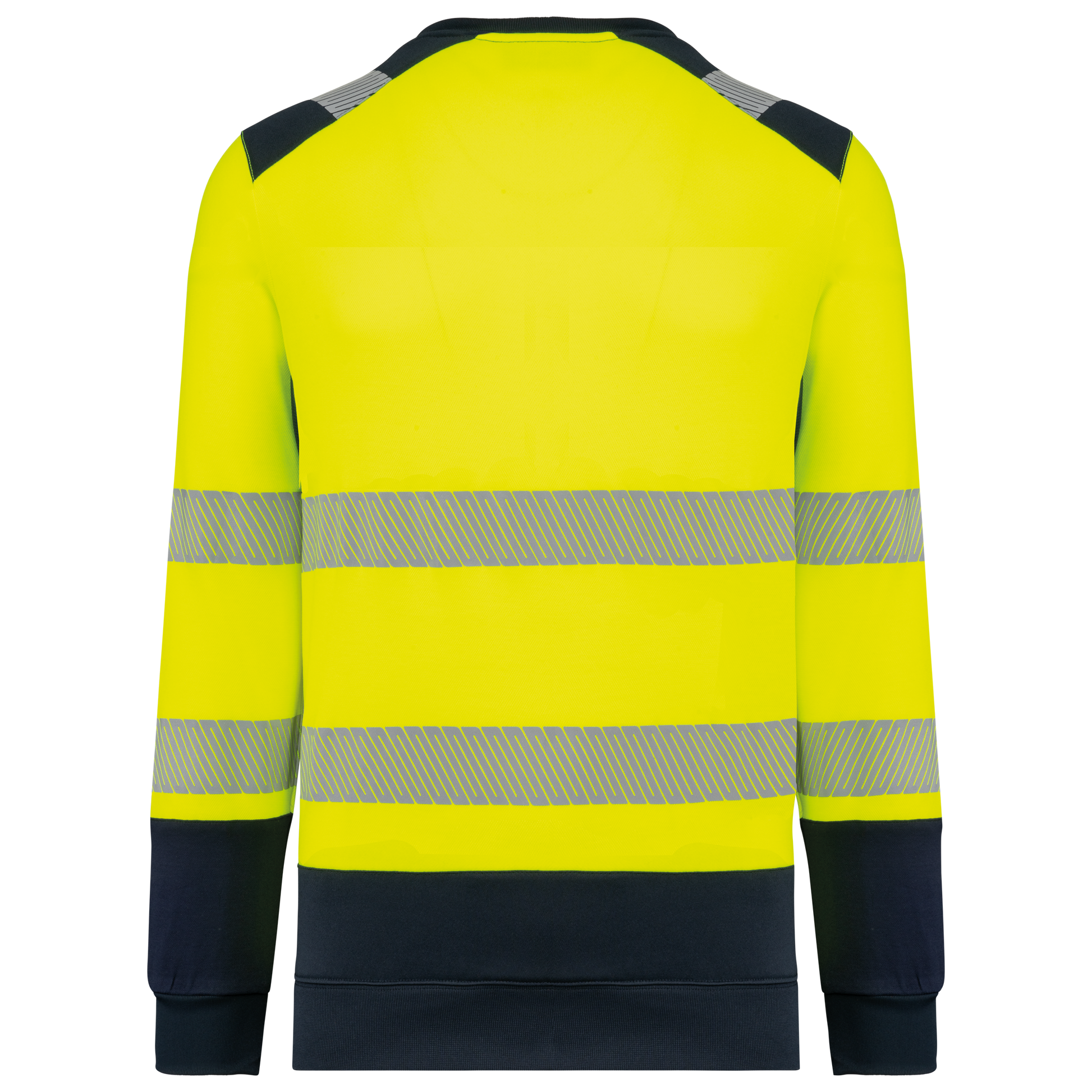 GDTXWK420 Hi Viz Yellow / Navy BACK