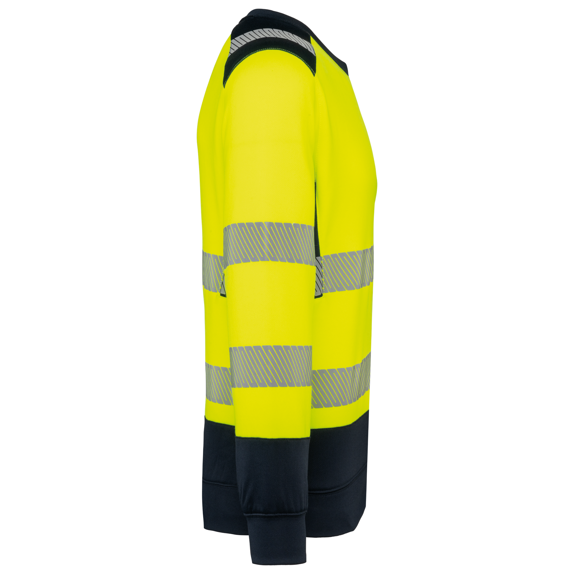 GDTXWK420 Hi Viz Yellow / Navy SIDE