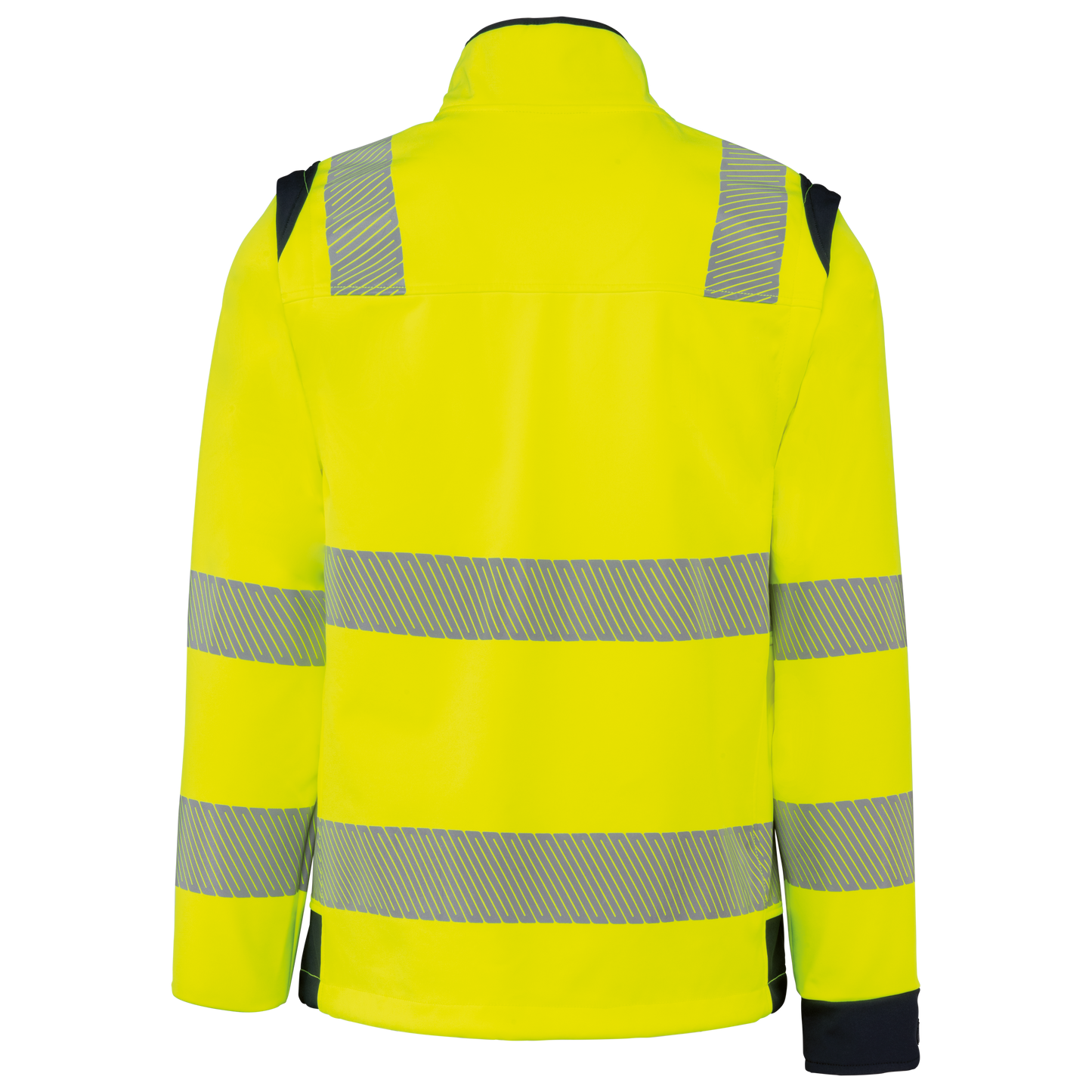 GDTXWK460 Hi Viz Yellow / Navy BACK