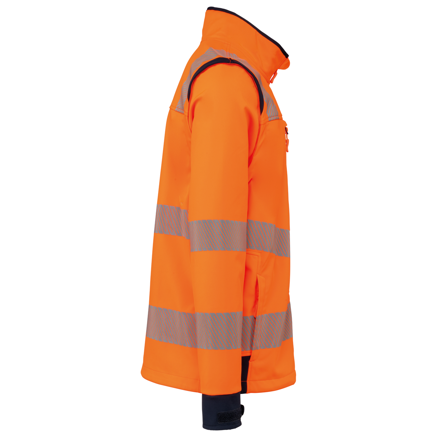 GDTXWK460 Hi Viz Orange / Navy SIDE