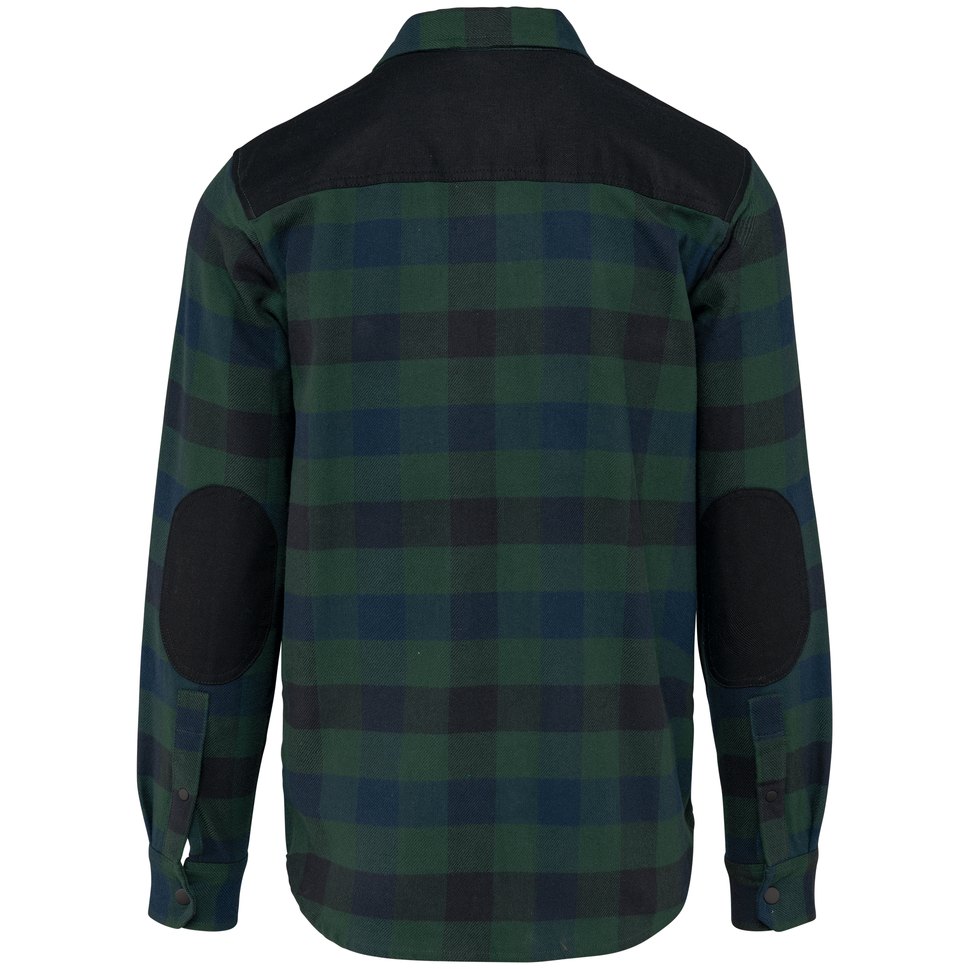 GDTXWK520 Forest Green / Navy Checked / Black BACK