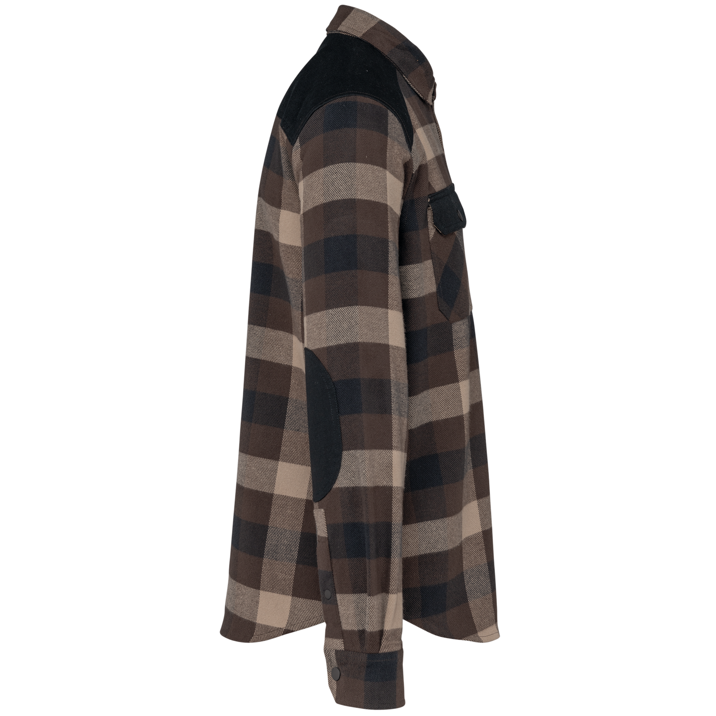 GDTXWK520 Chocolate / Dark Beige Checked / Black SIDE