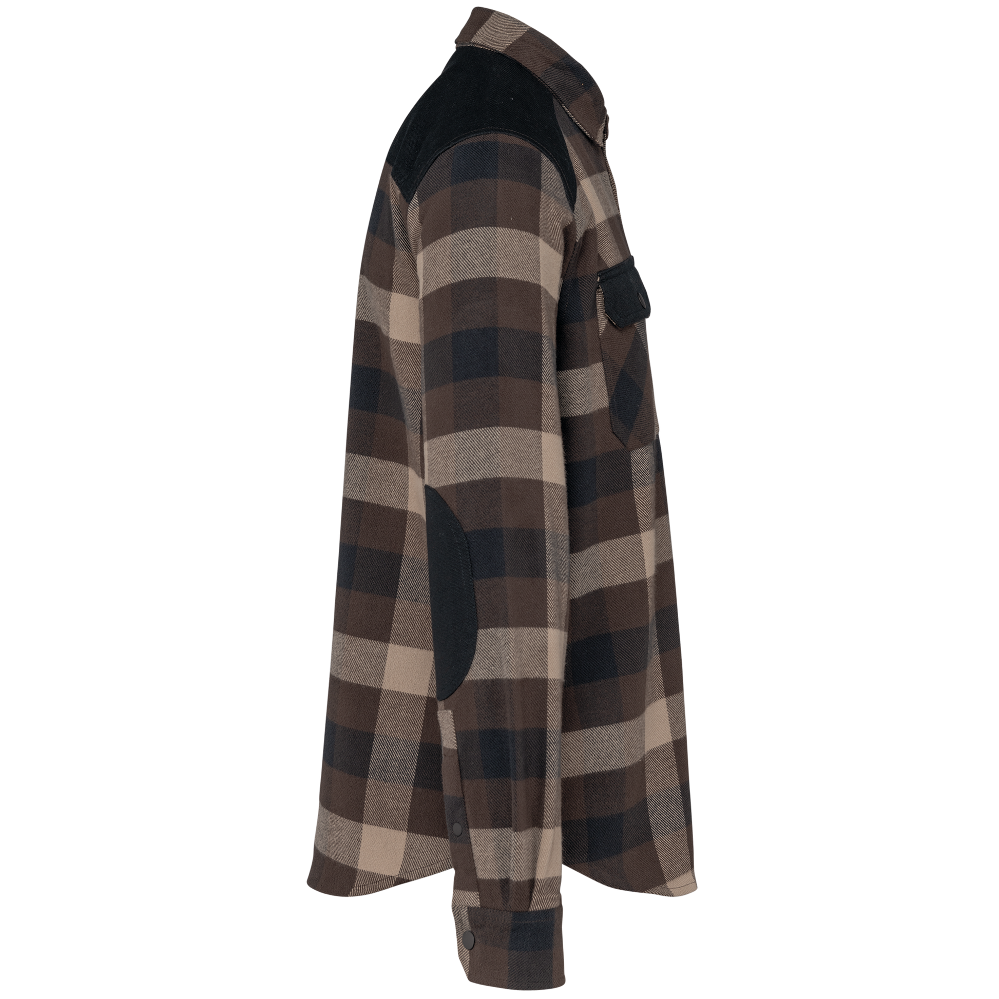 GDTXWK520 Chocolate / Dark Beige Checked / Black SIDE