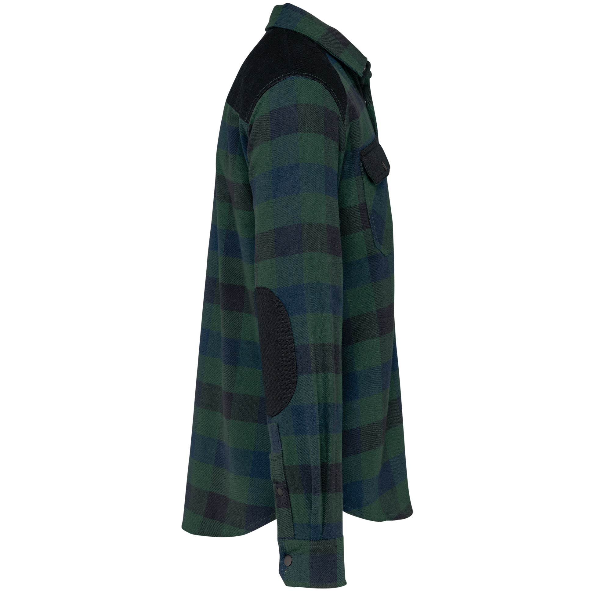 GDTXWK520 Forest Green / Navy Checked / Black SIDE