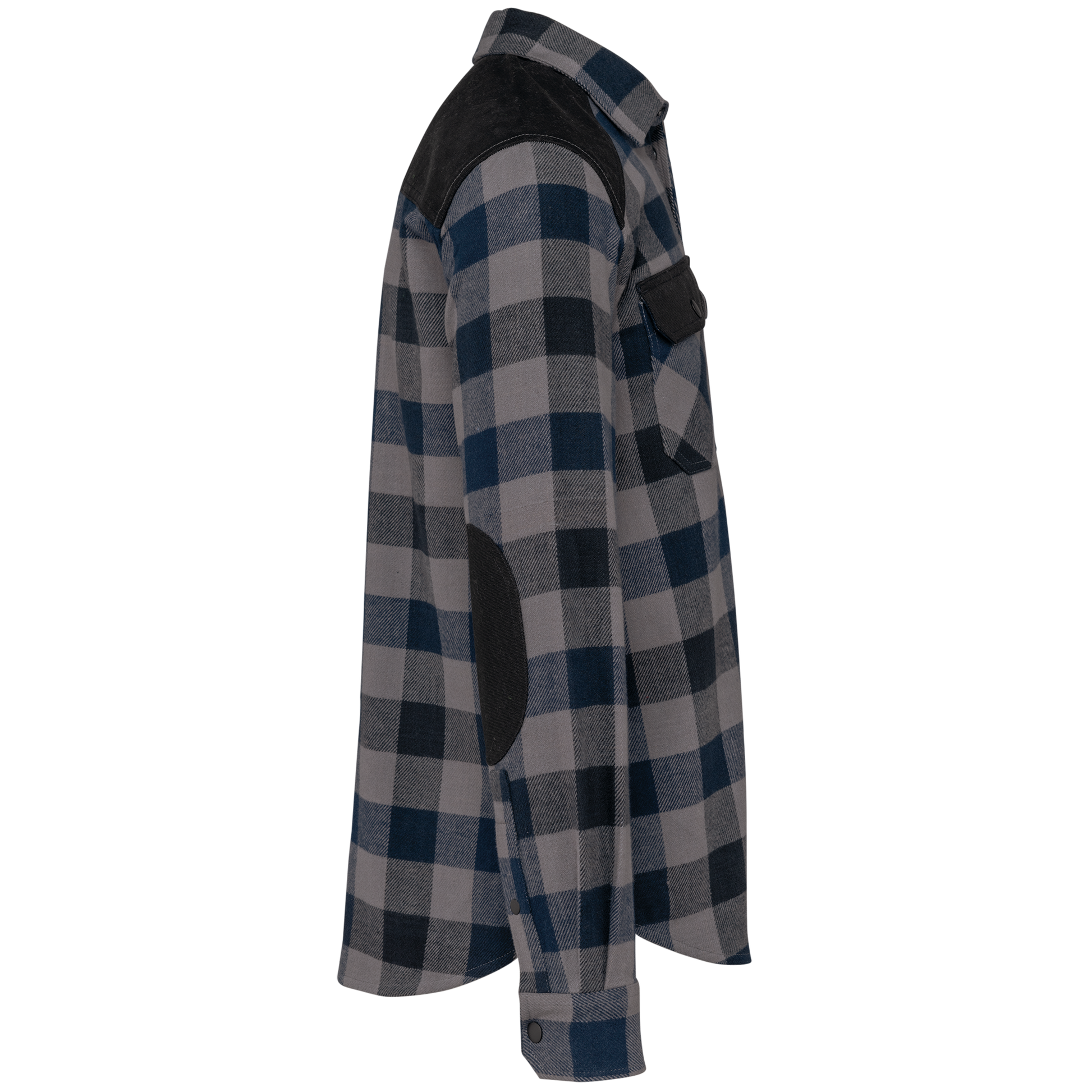 GDTXWK520 Storm Grey / Navy Checked / Black SIDE