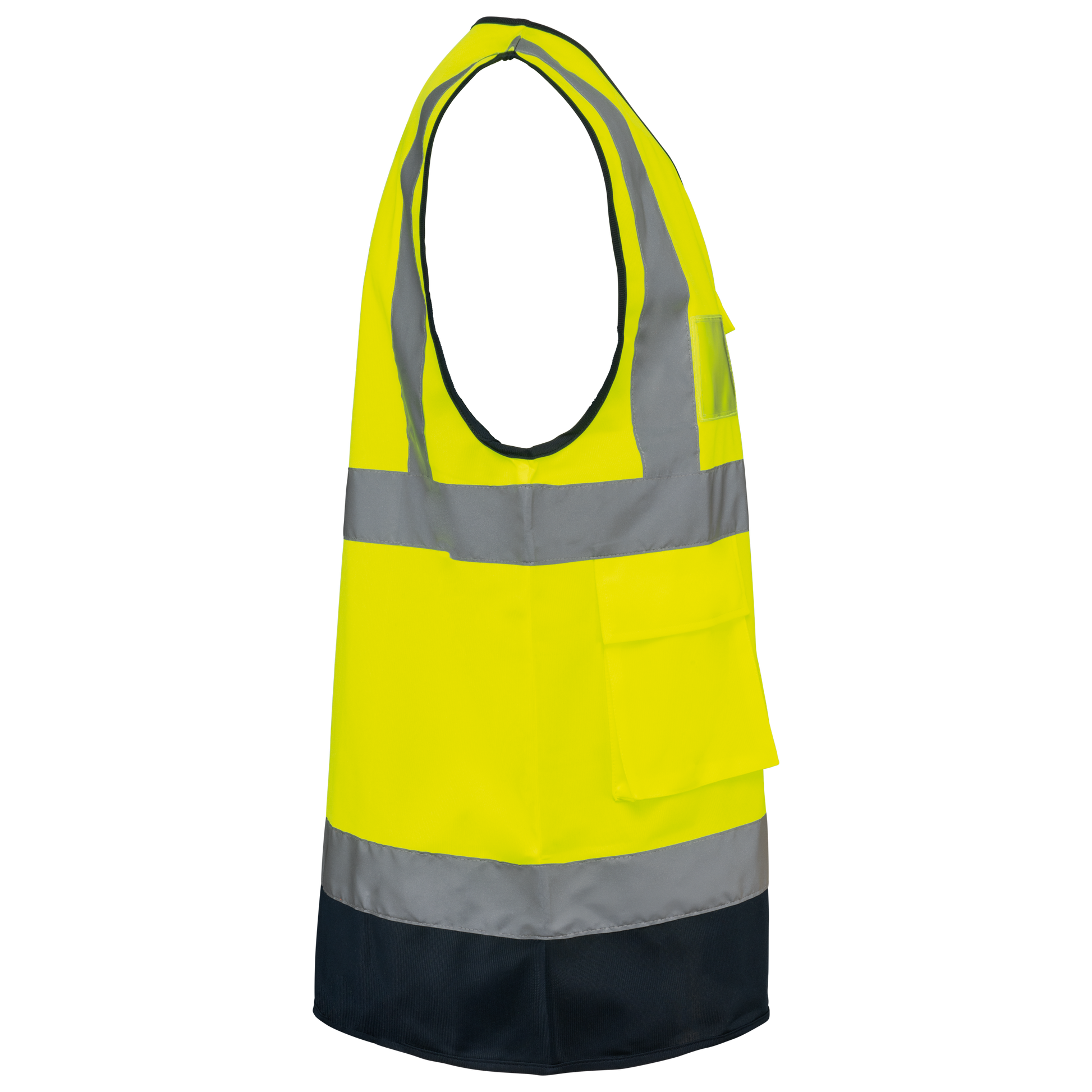 GDTXWK618 Hi Viz Yellow / Navy SIDE
