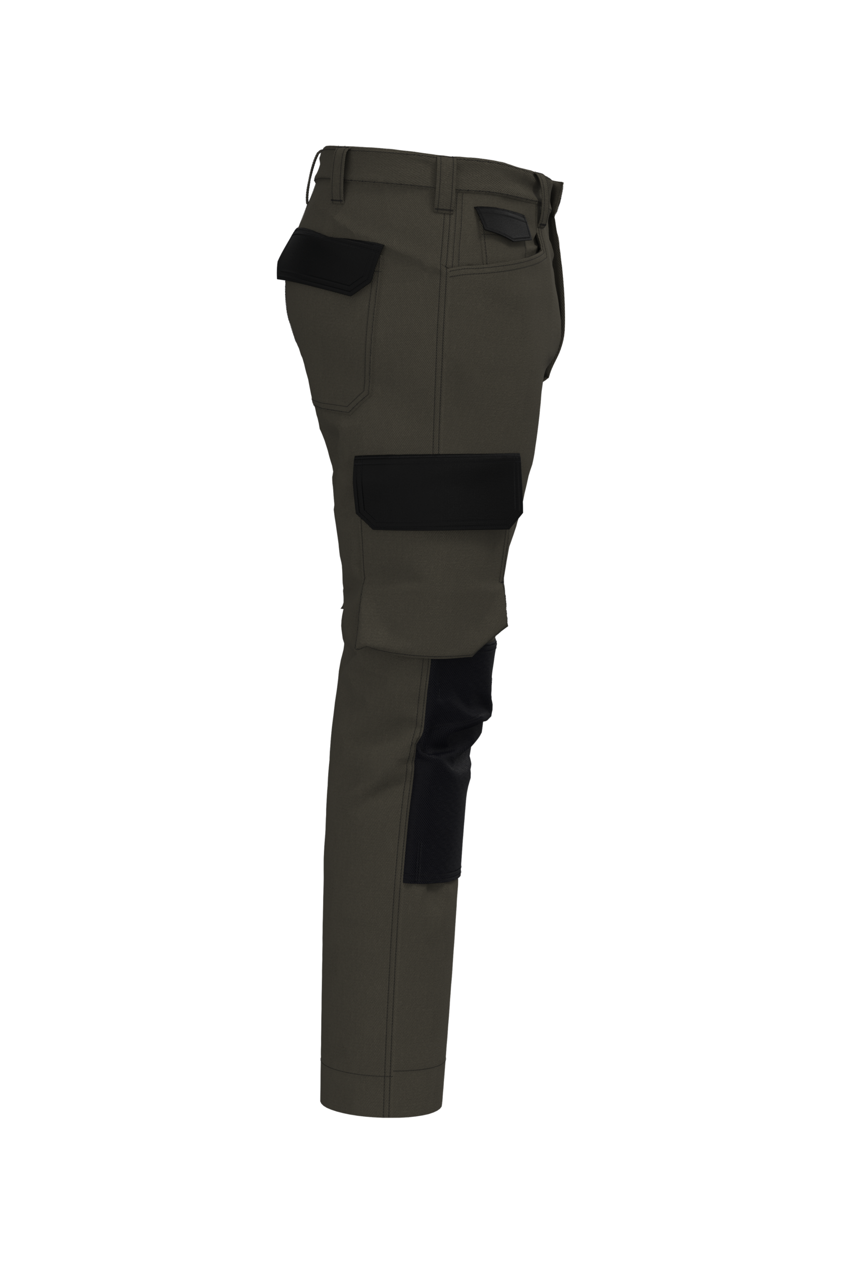 GDTXWK742 Dark Khaki / Black SIDE