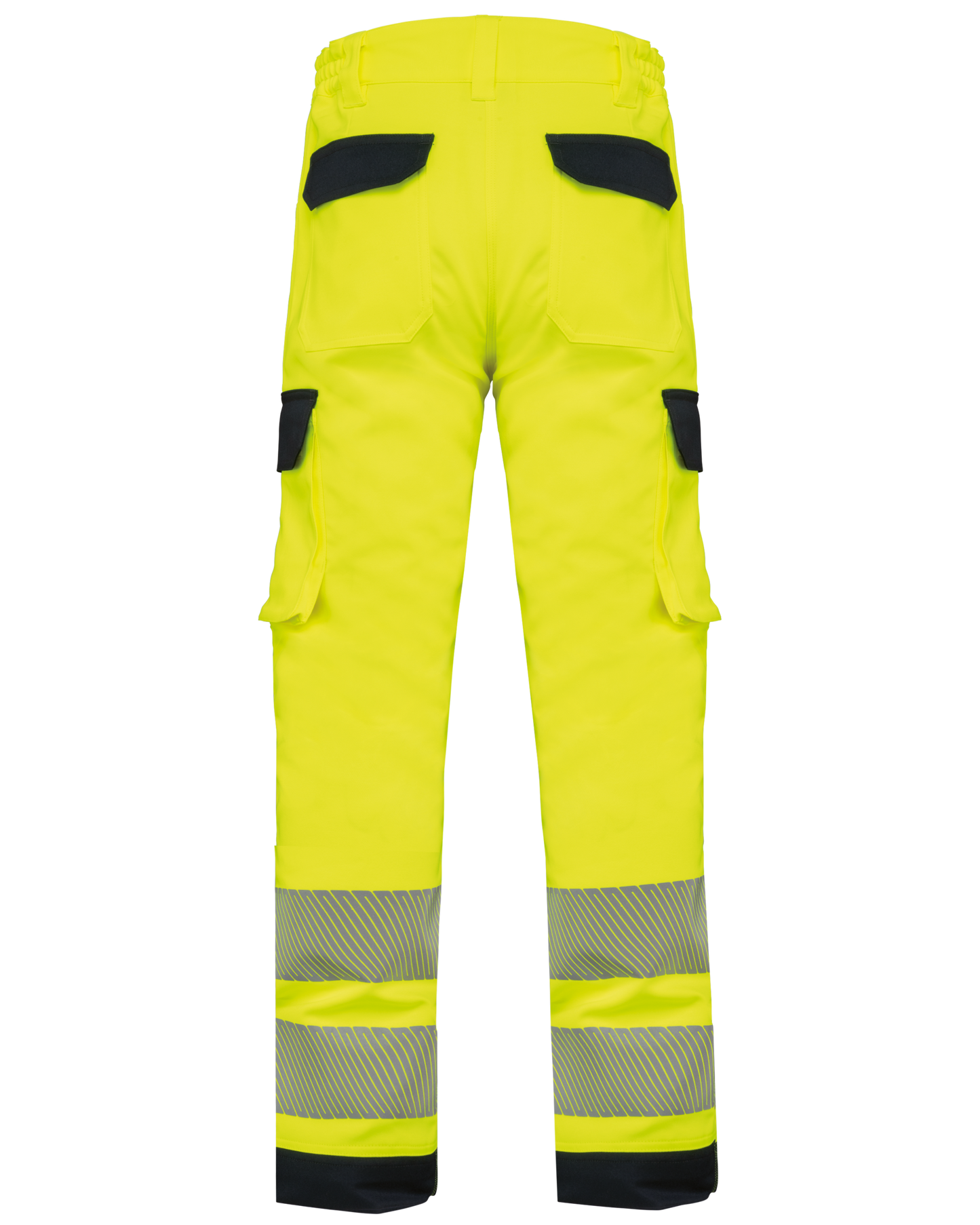 GDTXWK760 Hi Viz Yellow / Navy BACK