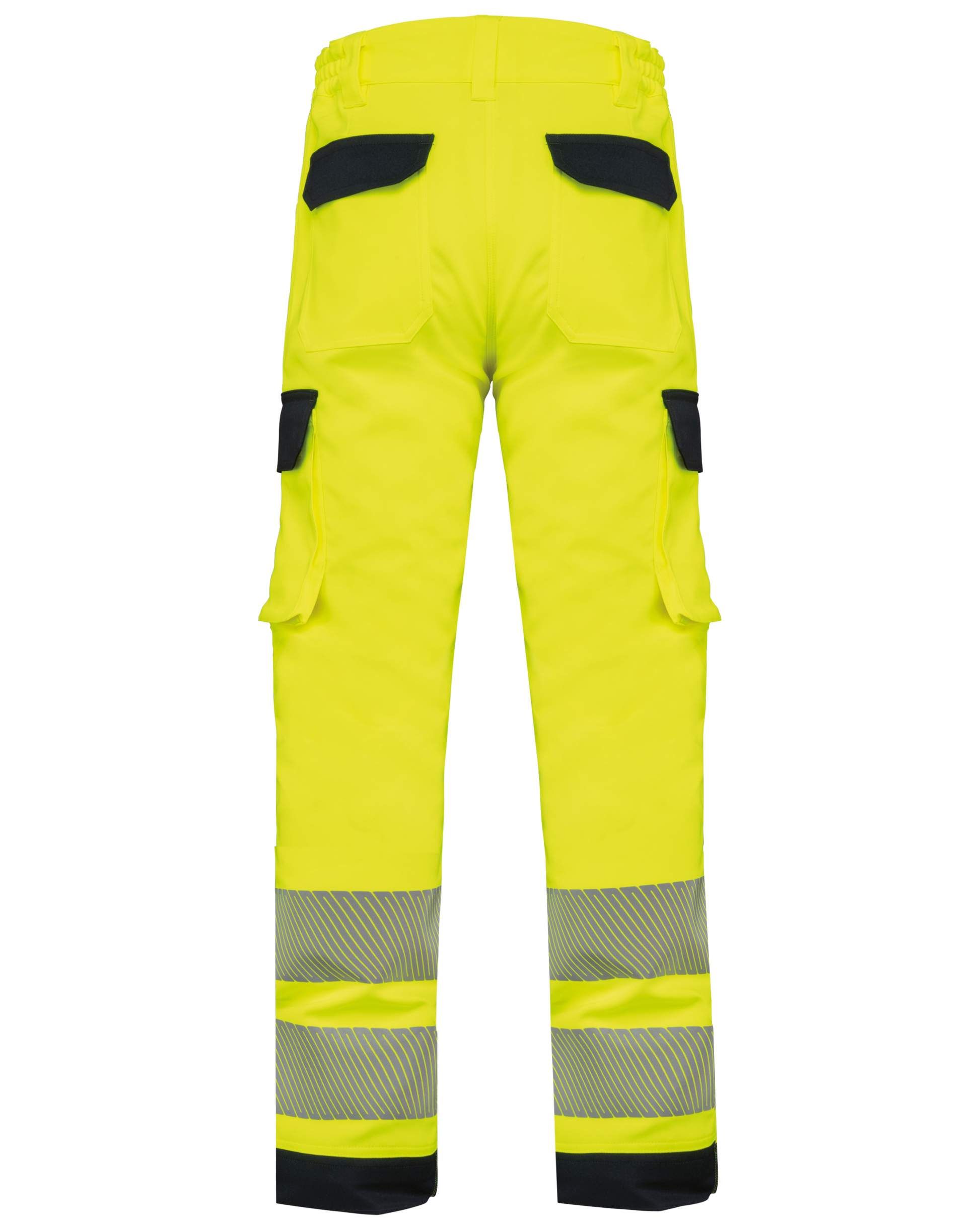 GDTXWK760 Hi Viz Yellow / Navy BACK