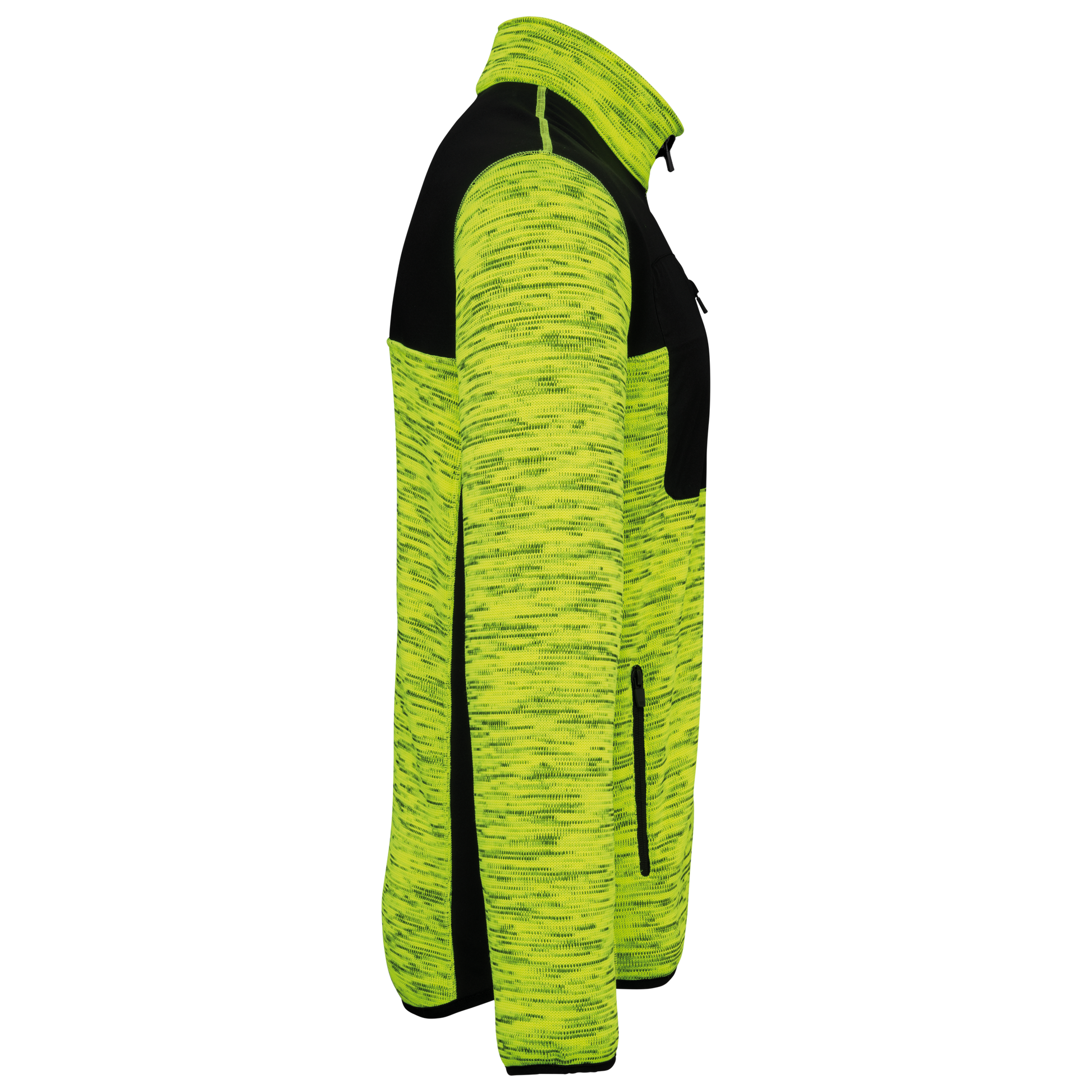 GDTXWK9108 Fluorescent Yellow Melange / Black SIDE