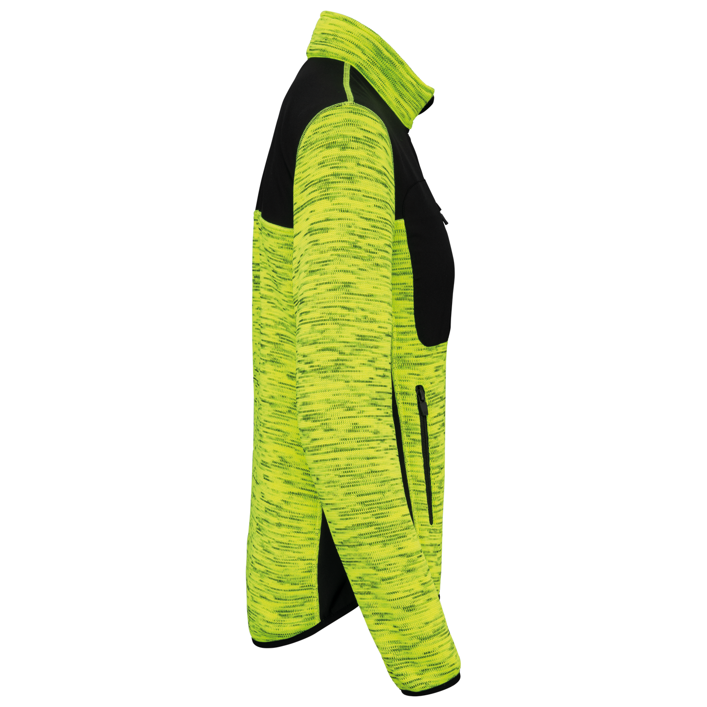 GDTXWK9109 Fluorescent Yellow Melange / Black SIDE