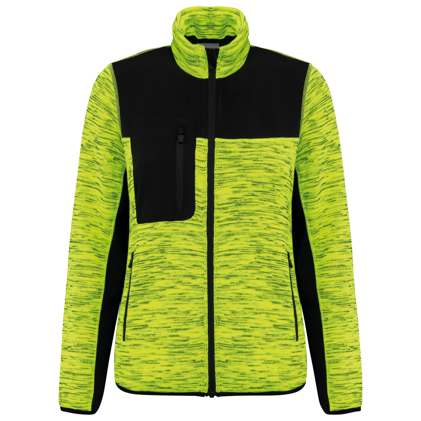 GDTXWK9109 Fluorescent Yellow Melange / Black FACE