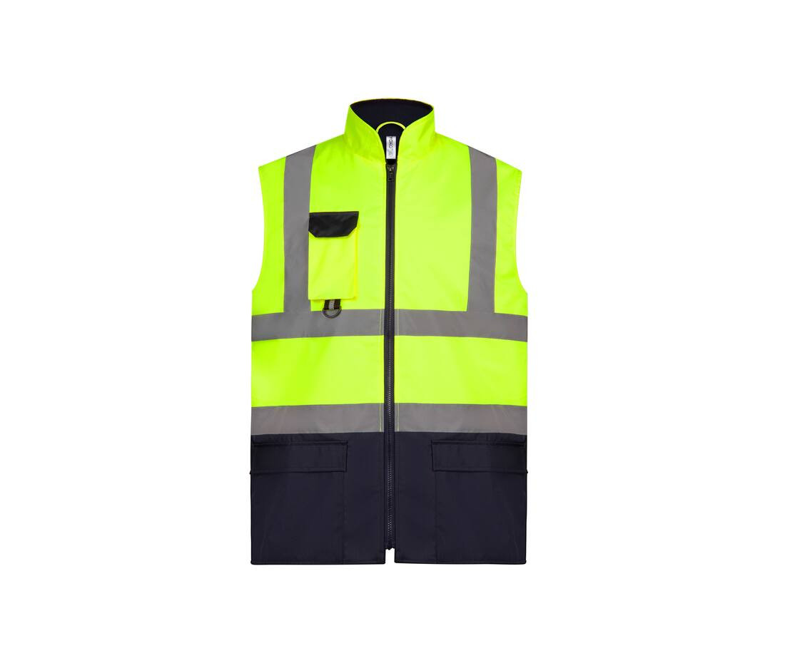 GDTXYHV005 Hi Vis Yellow / Navy FACE