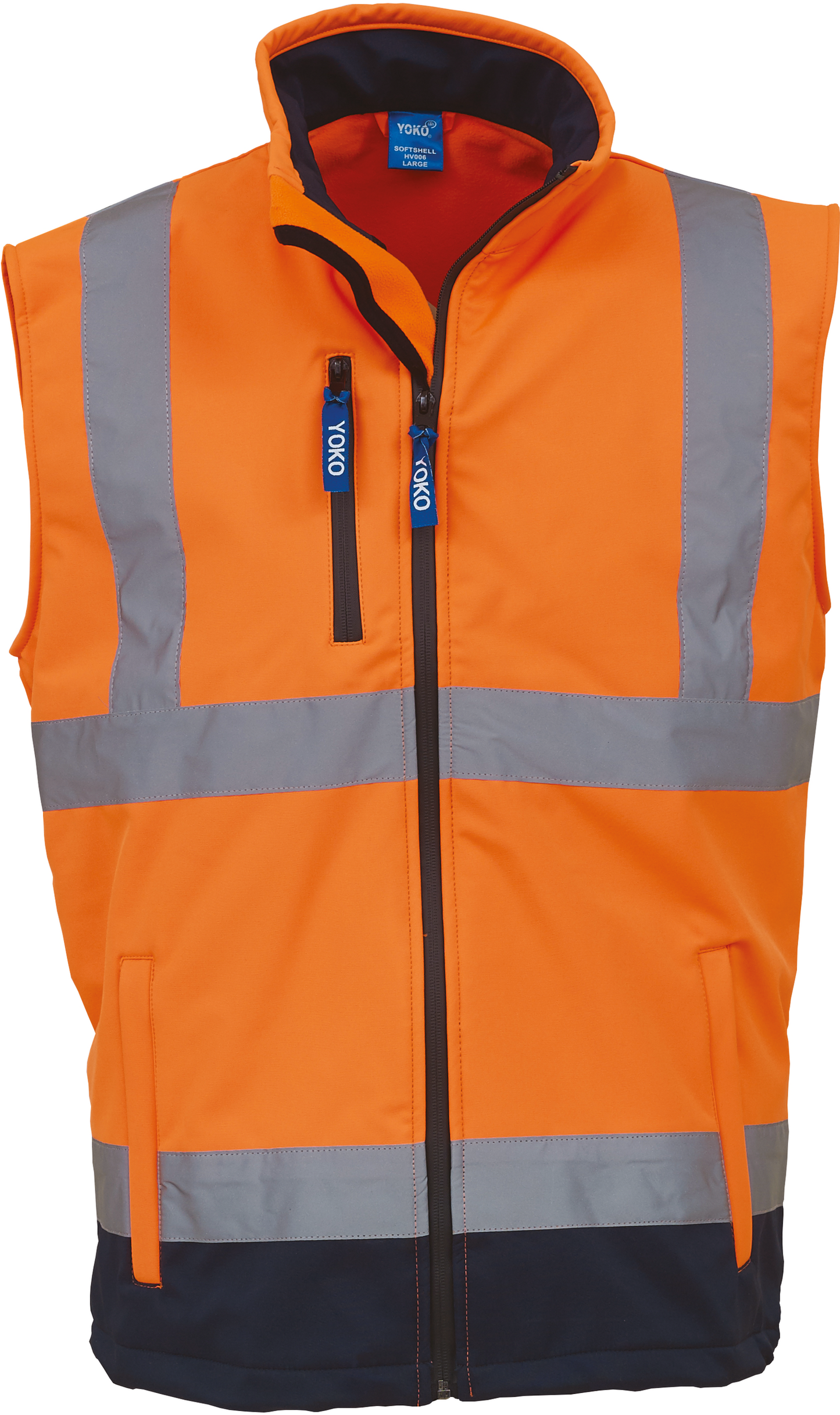 GDTXYHV006 Hi Vis Orange / Navy FACE