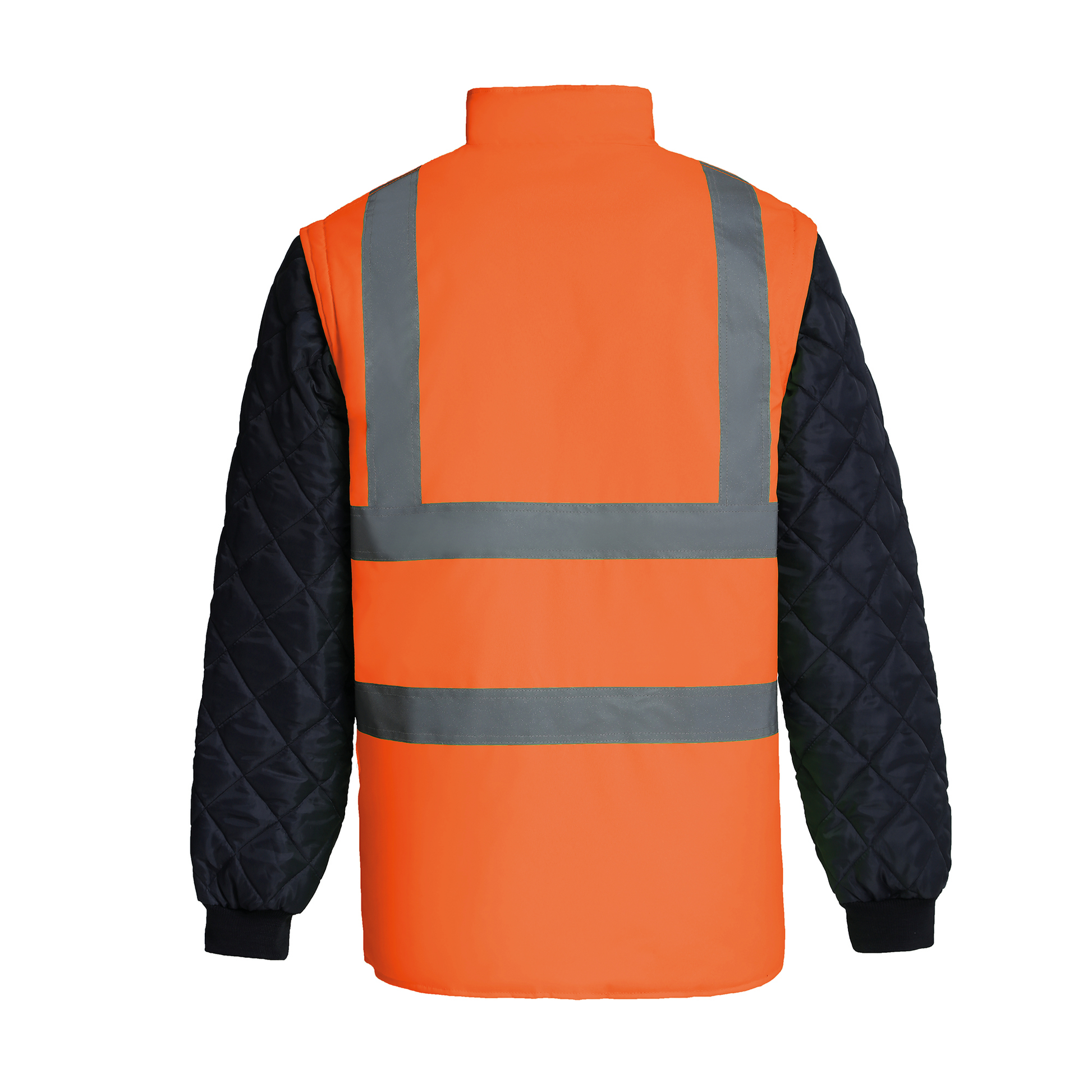 GDTXYHV008SL Hi Vis Orange / Navy BACK