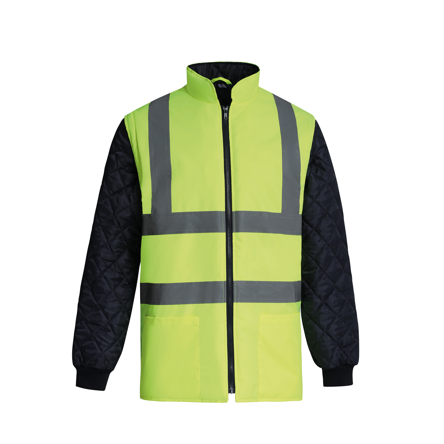 GDTXYHV008SL Hi Vis Yellow / Navy FACE
