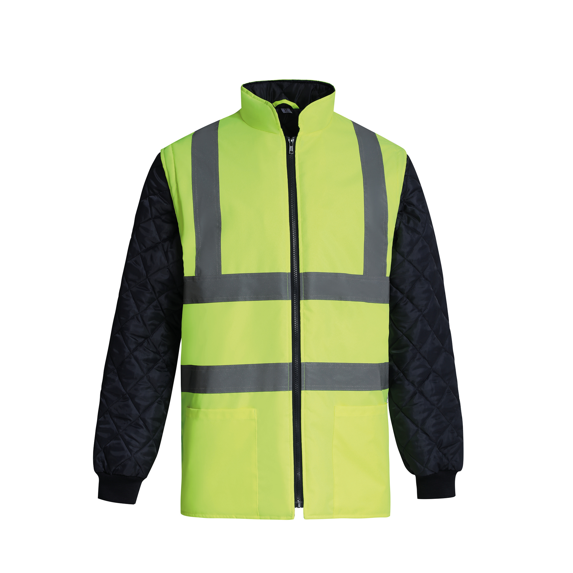 GDTXYHV008SL Hi Vis Yellow / Navy FACE