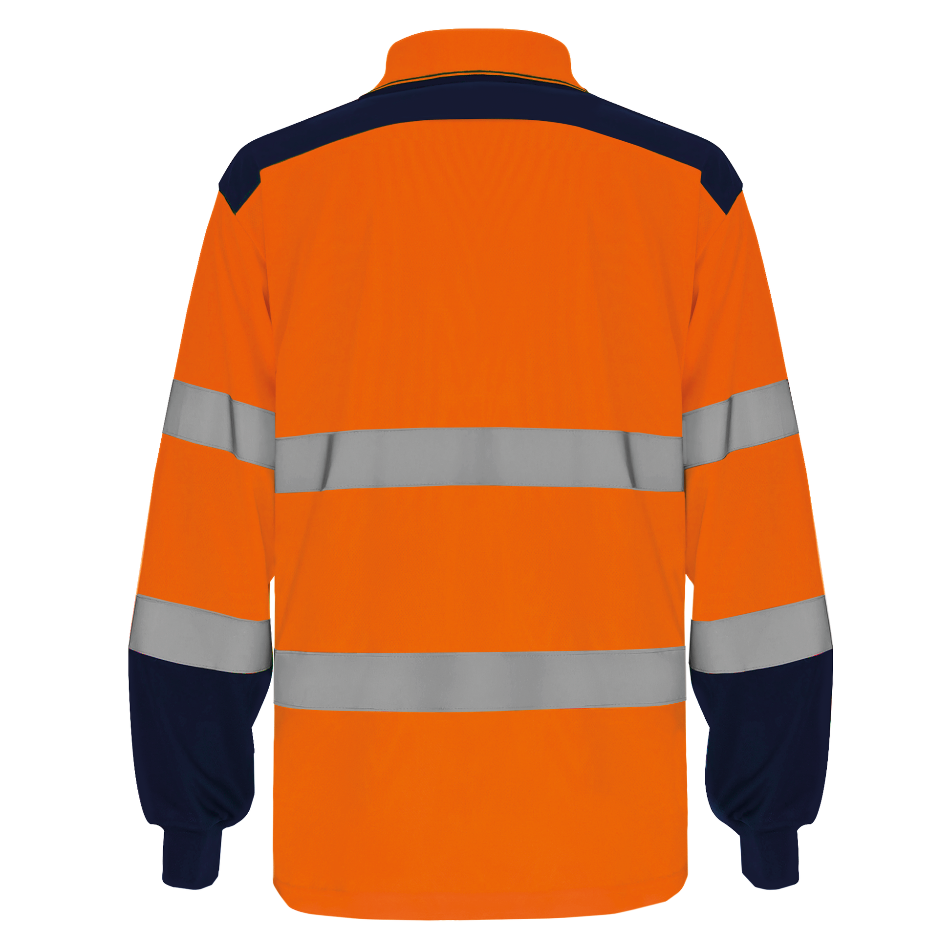 GDTXYHVJ330 Hi Vis Orange / Navy BACK