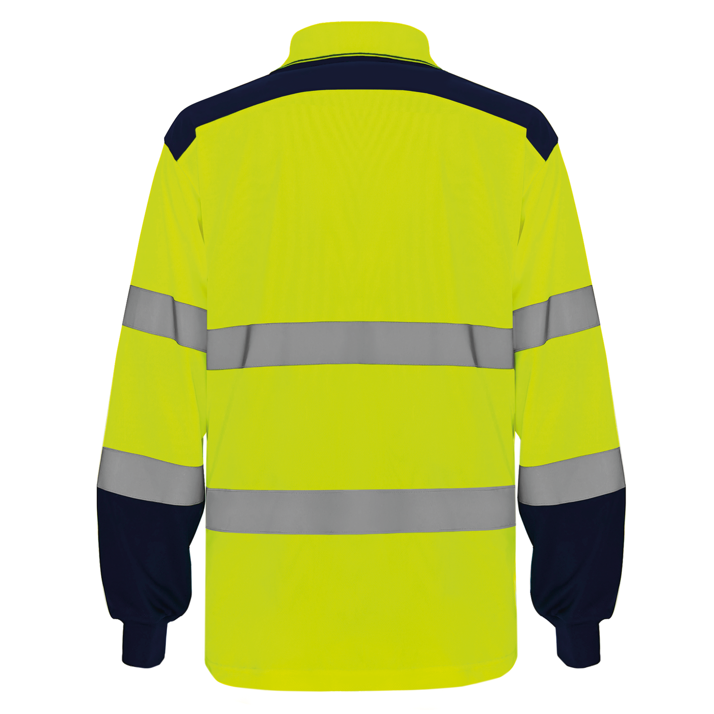 GDTXYHVJ330 Hi Vis Yellow / Navy BACK