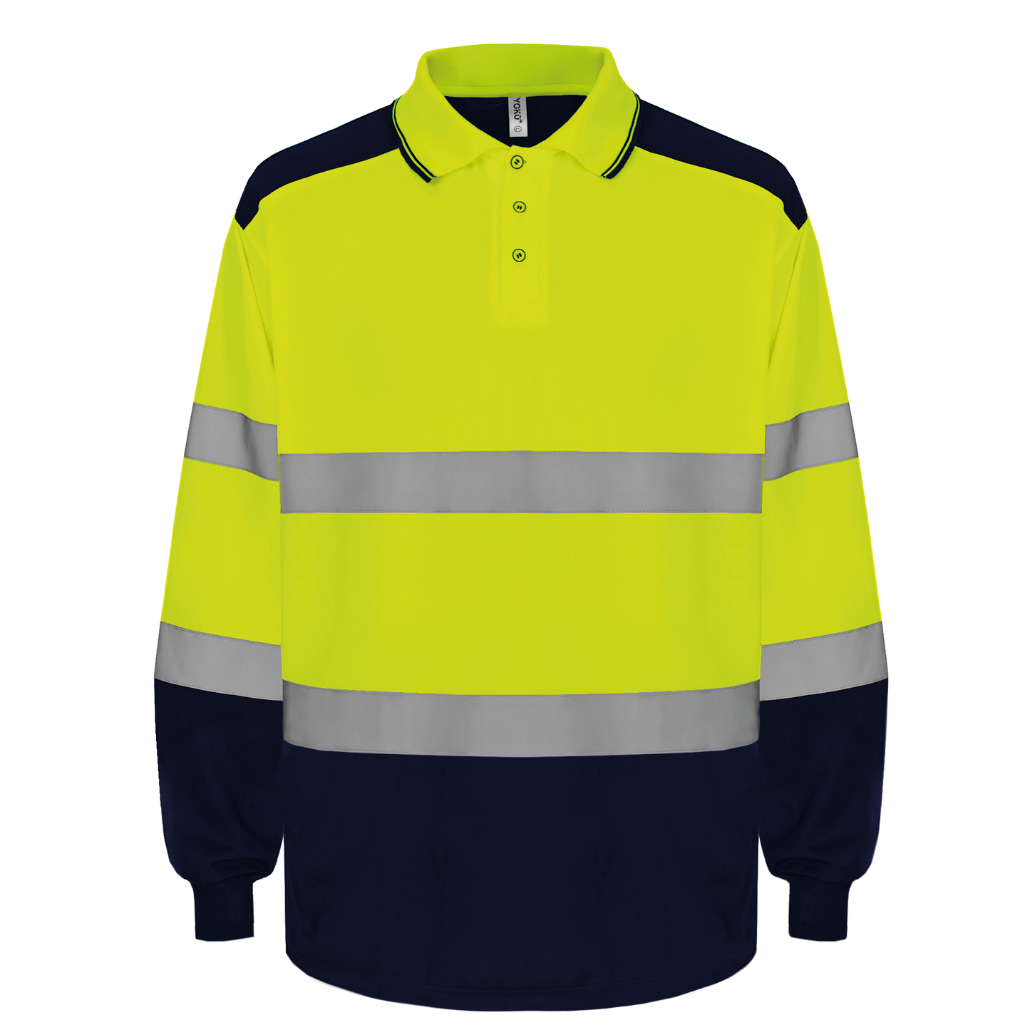 GDTXYHVJ330 Hi Vis Yellow / Navy FACE