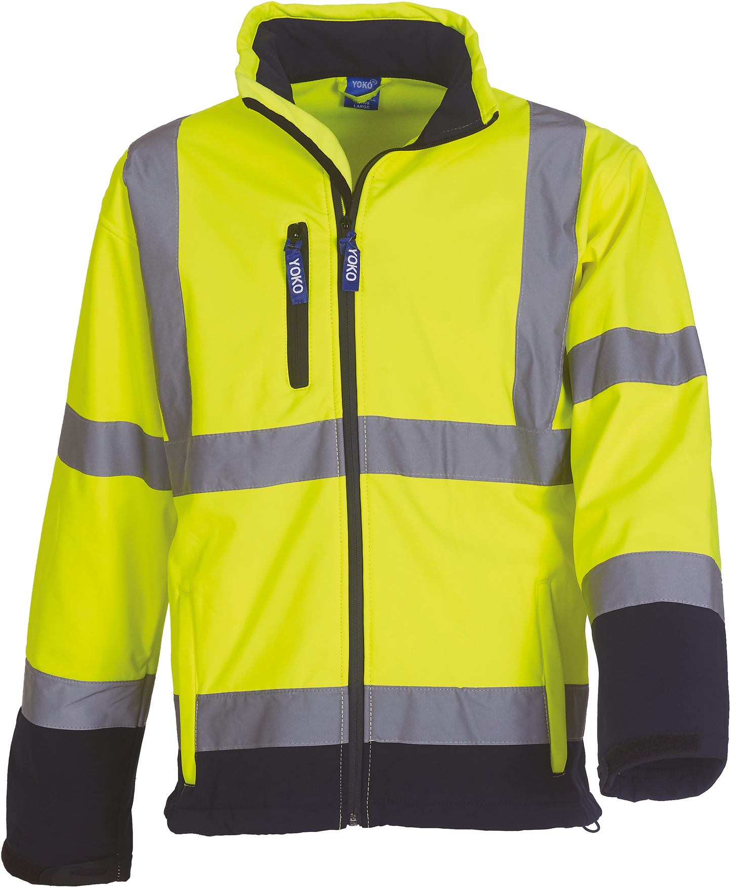 GDTXYHVK09 Hi Vis Yellow / Navy FACE