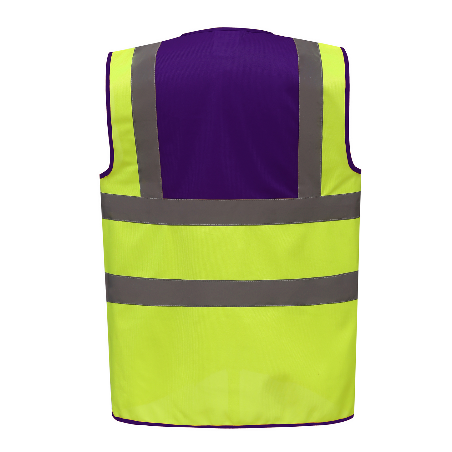 GDTXYHVW100 Purple / Hi Vis Yellow BACK