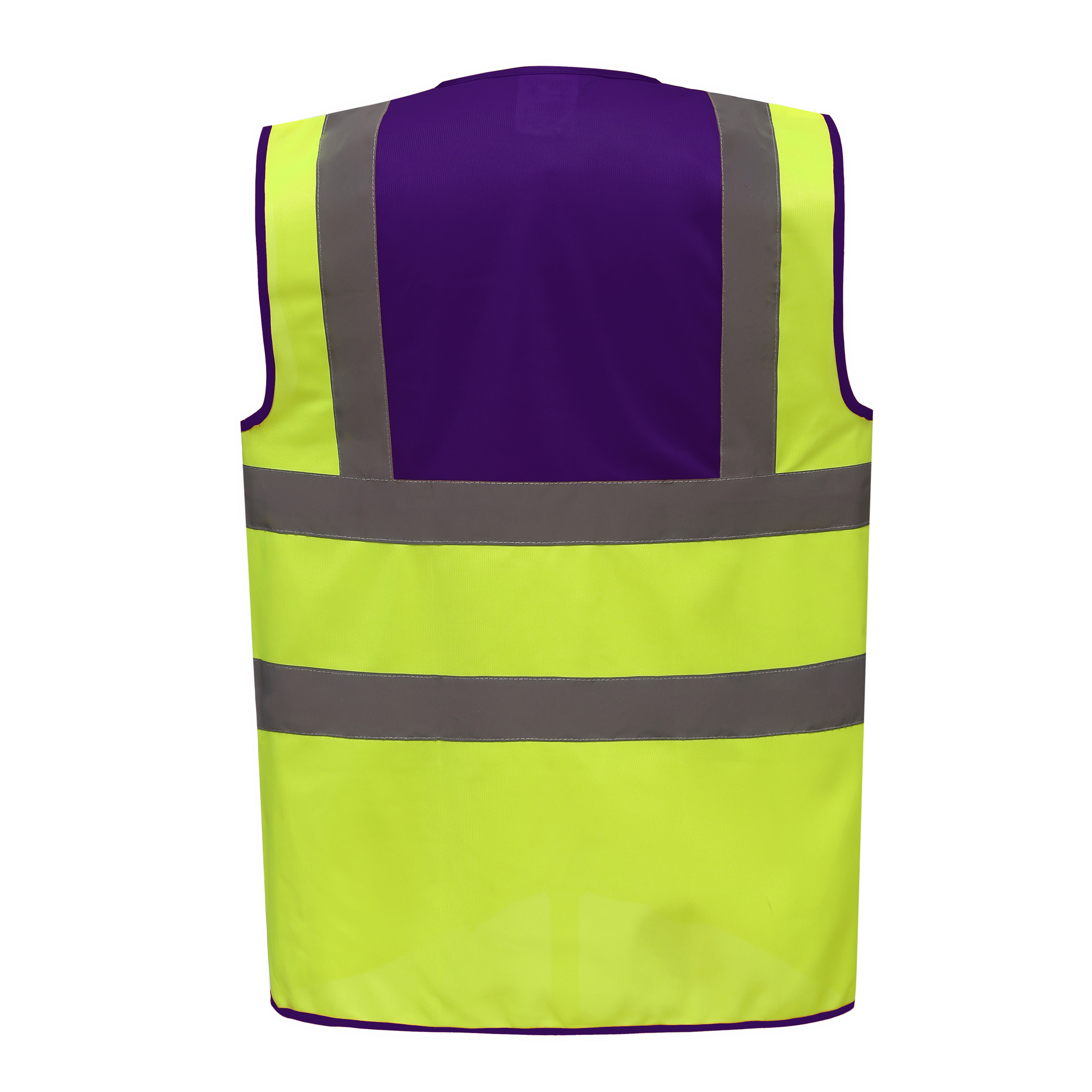 GDTXYHVW100 Purple / Hi Vis Yellow BACK