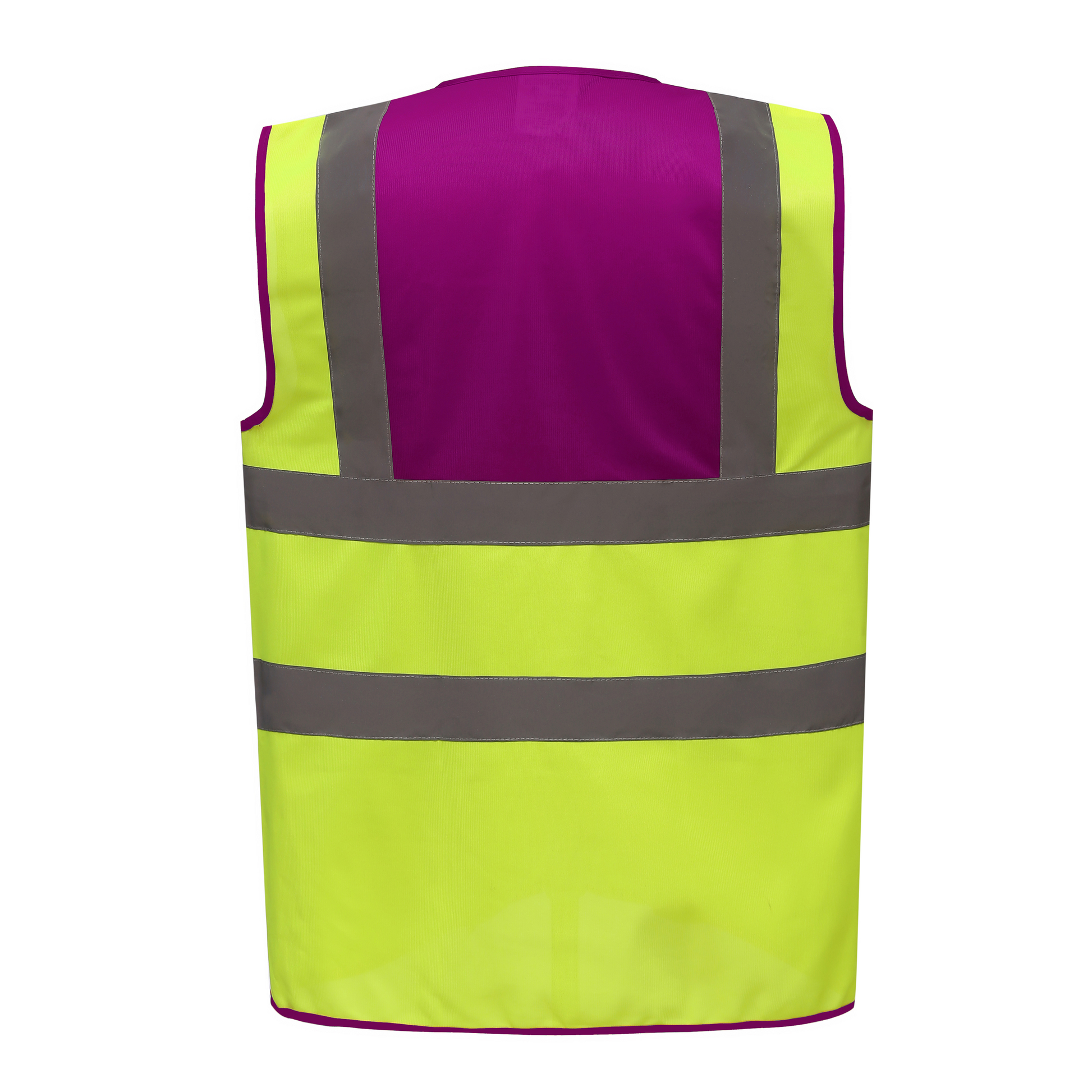 GDTXYHVW100 Raspberry / Hi Vis Yellow BACK