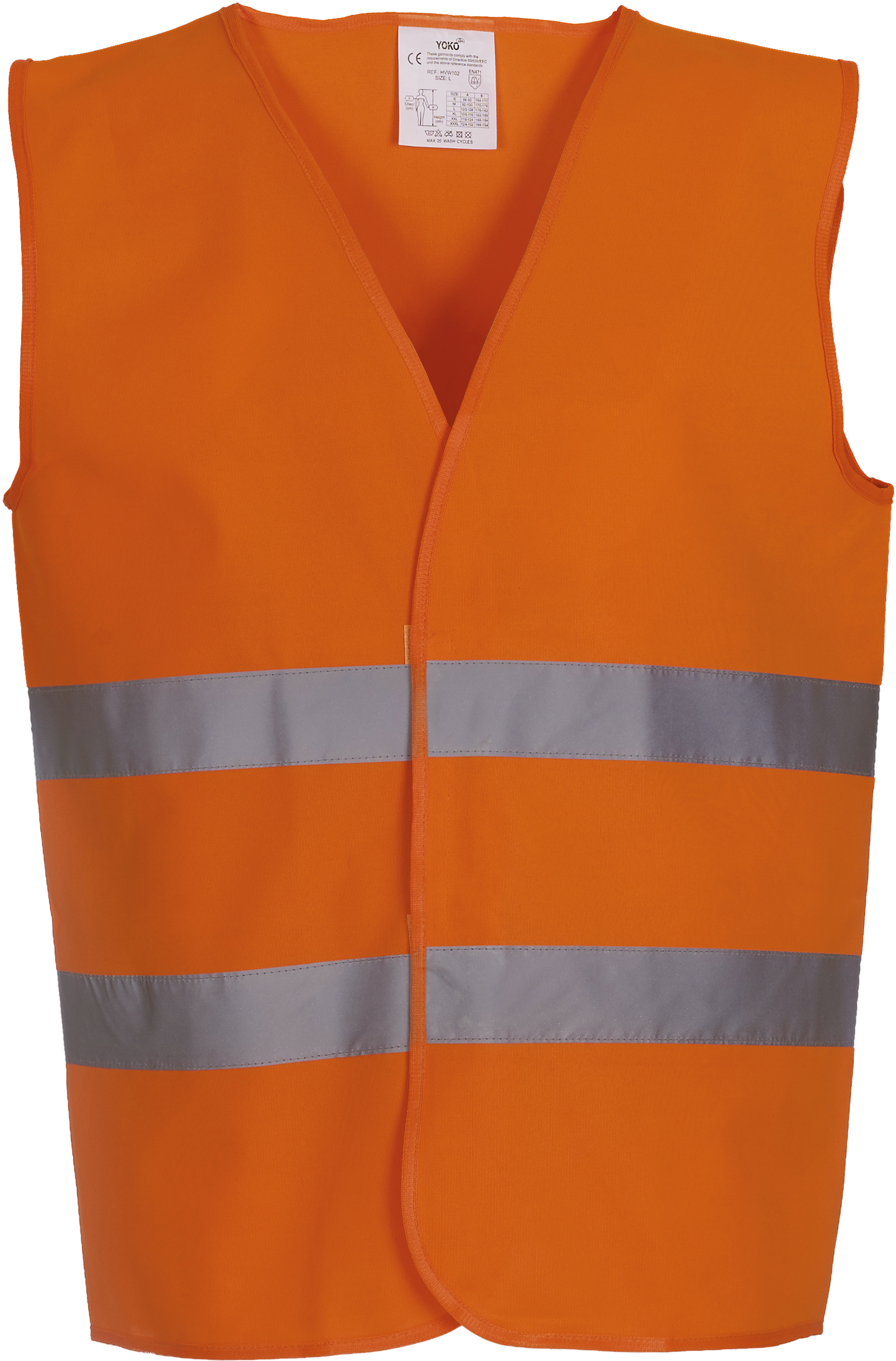 GDTXYHVW102 Hi Vis Orange FACE
