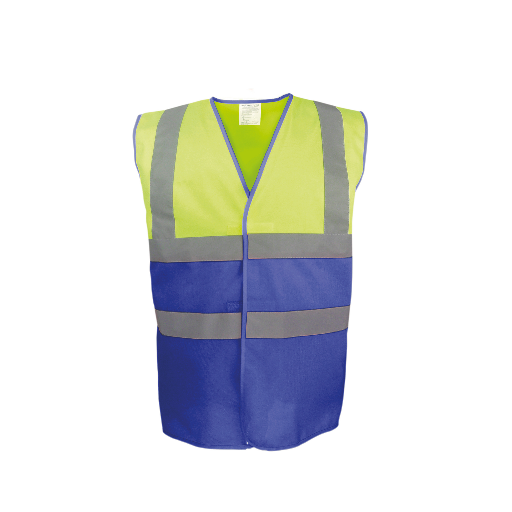 GDTXYHVW122 Hi Vis Yellow / Royal Blue FACE