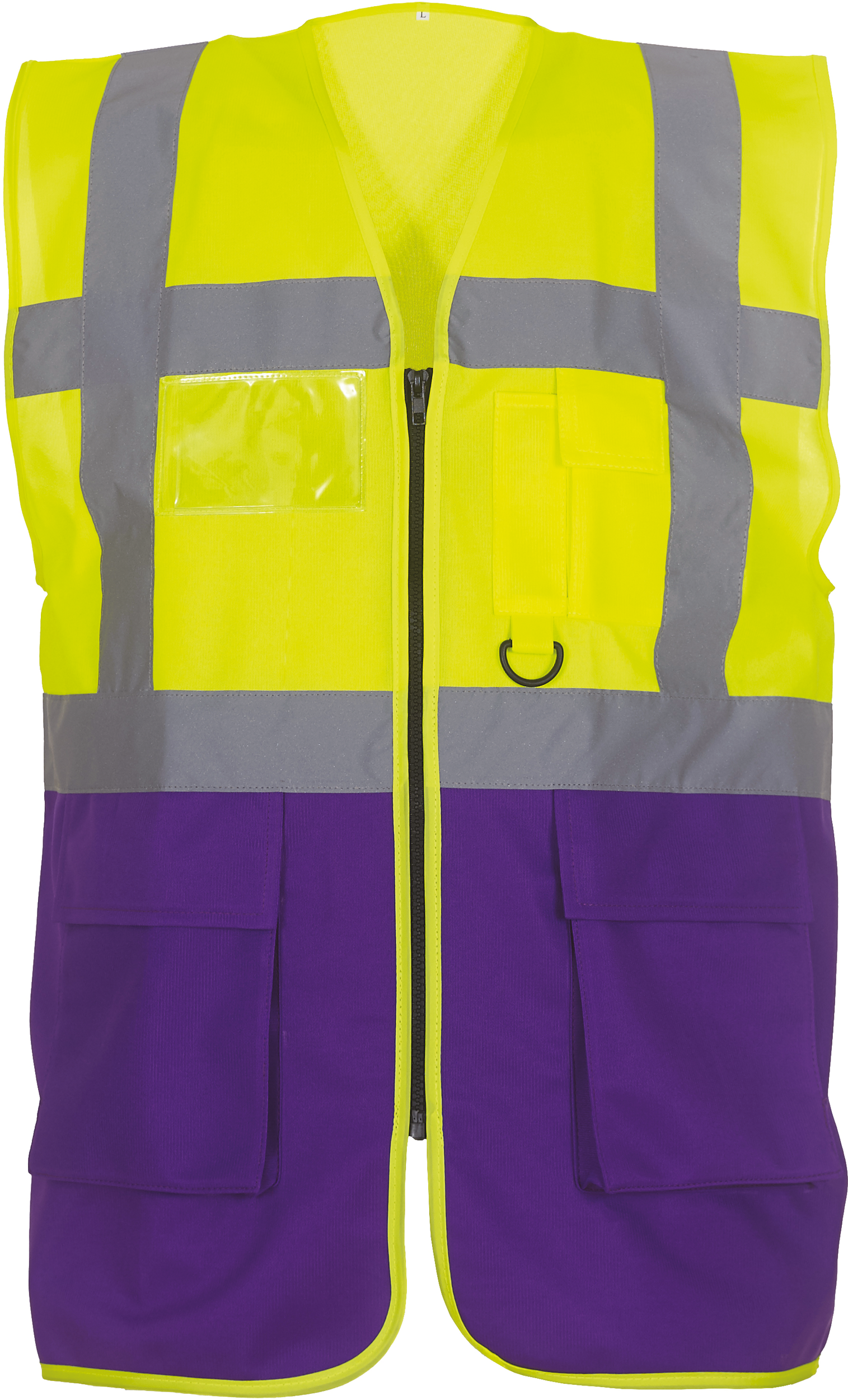 GDTXYHVW801 Hi Vis Yellow / Purple FACE