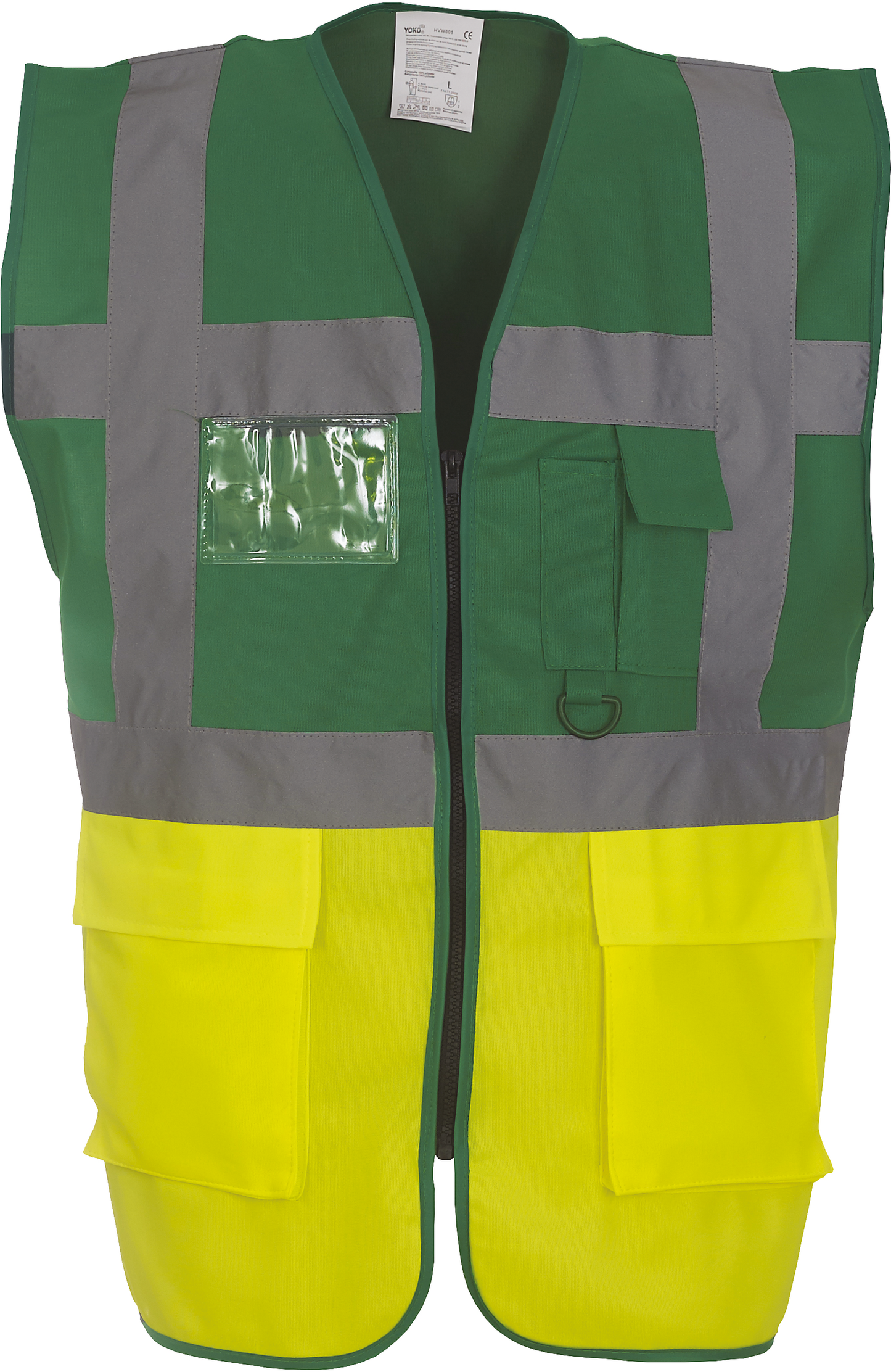 GDTXYHVW801 Paramedic Green / Hi Vis Yellow FACE