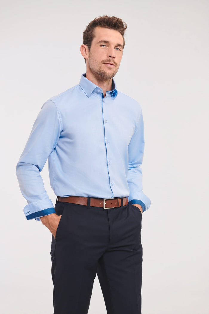 Camisa Espiga manga larga