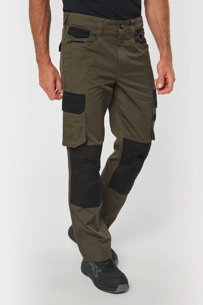Pantalón de trabajo bicolor hombre