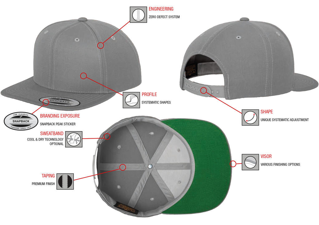 Classic Snapback Cap imagen 6