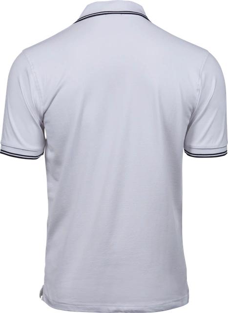 Luxury Stripe Stretch Polo imagen 14